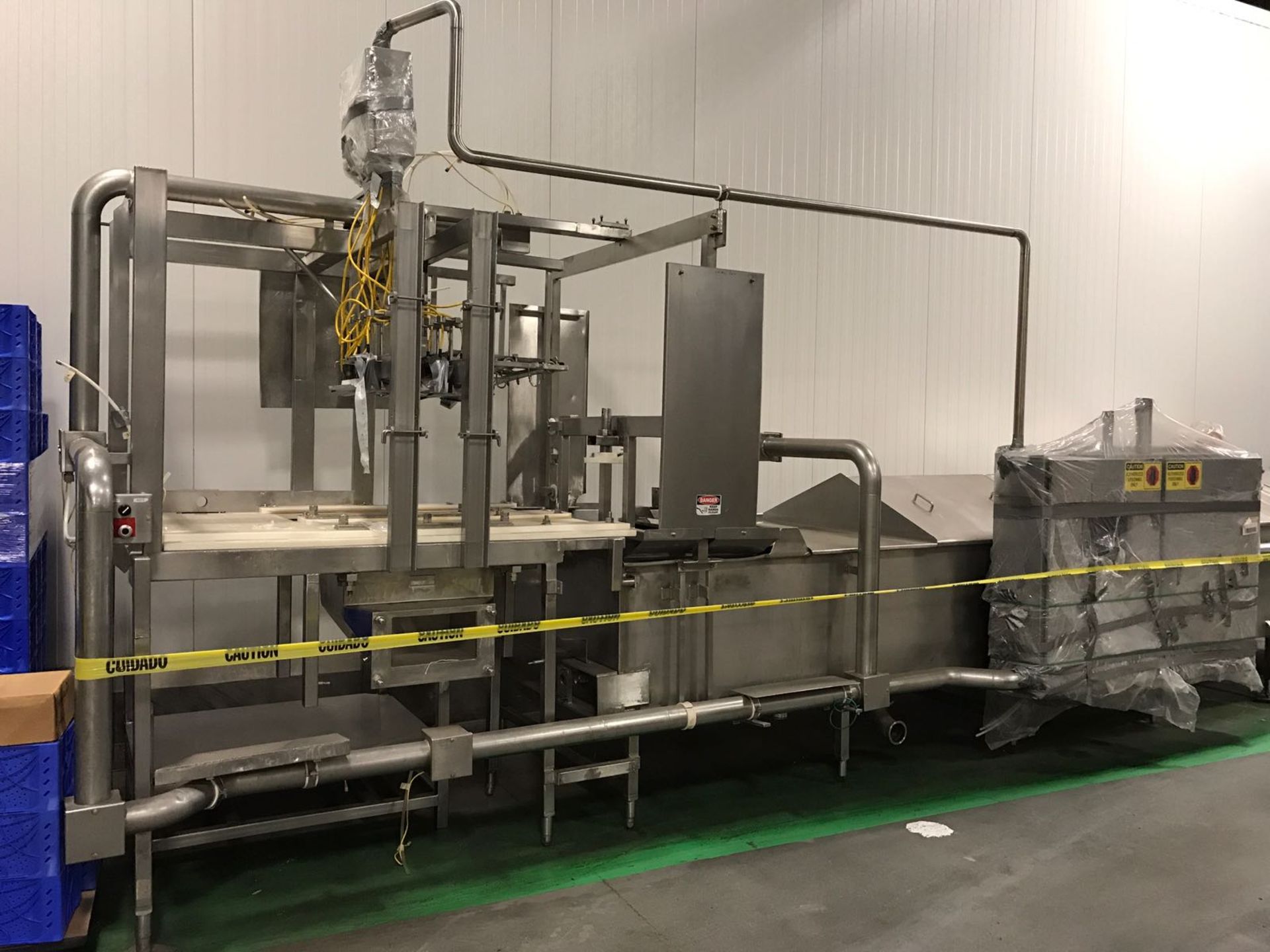 Viking Hydra-Form Mozzarella Block Molder/Chiller System, S/N 97-036-RH, with Allen Bradley Panel