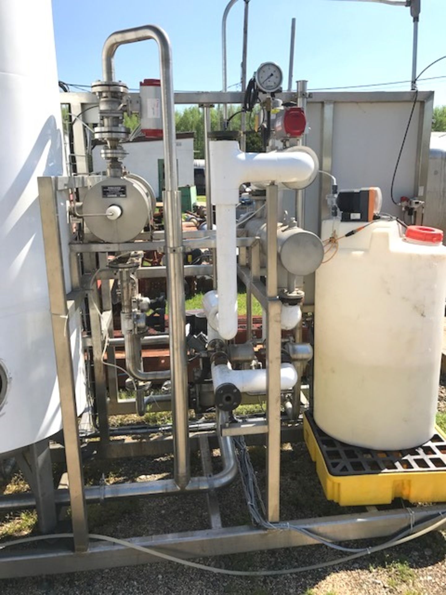 Used UltraPure Water Treatment Skid for sale. The treatment vessels are stainless steel 100 PSI - Image 22 of 28