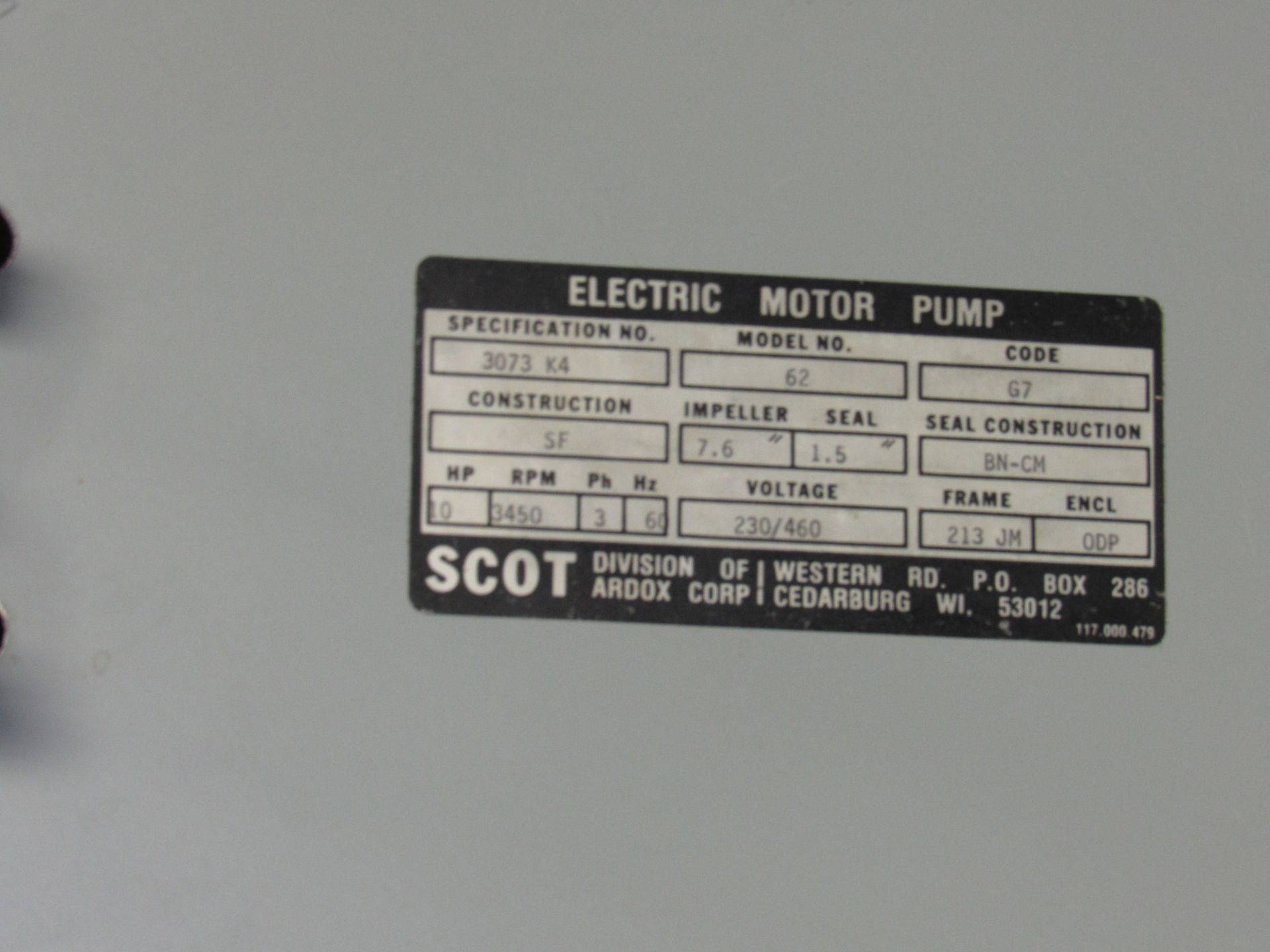 Electric Control Box -- (LOCATED IN IOWA, RIGGING INCLUDED IN SALE PRICE) -- Optional prep for - Image 6 of 7