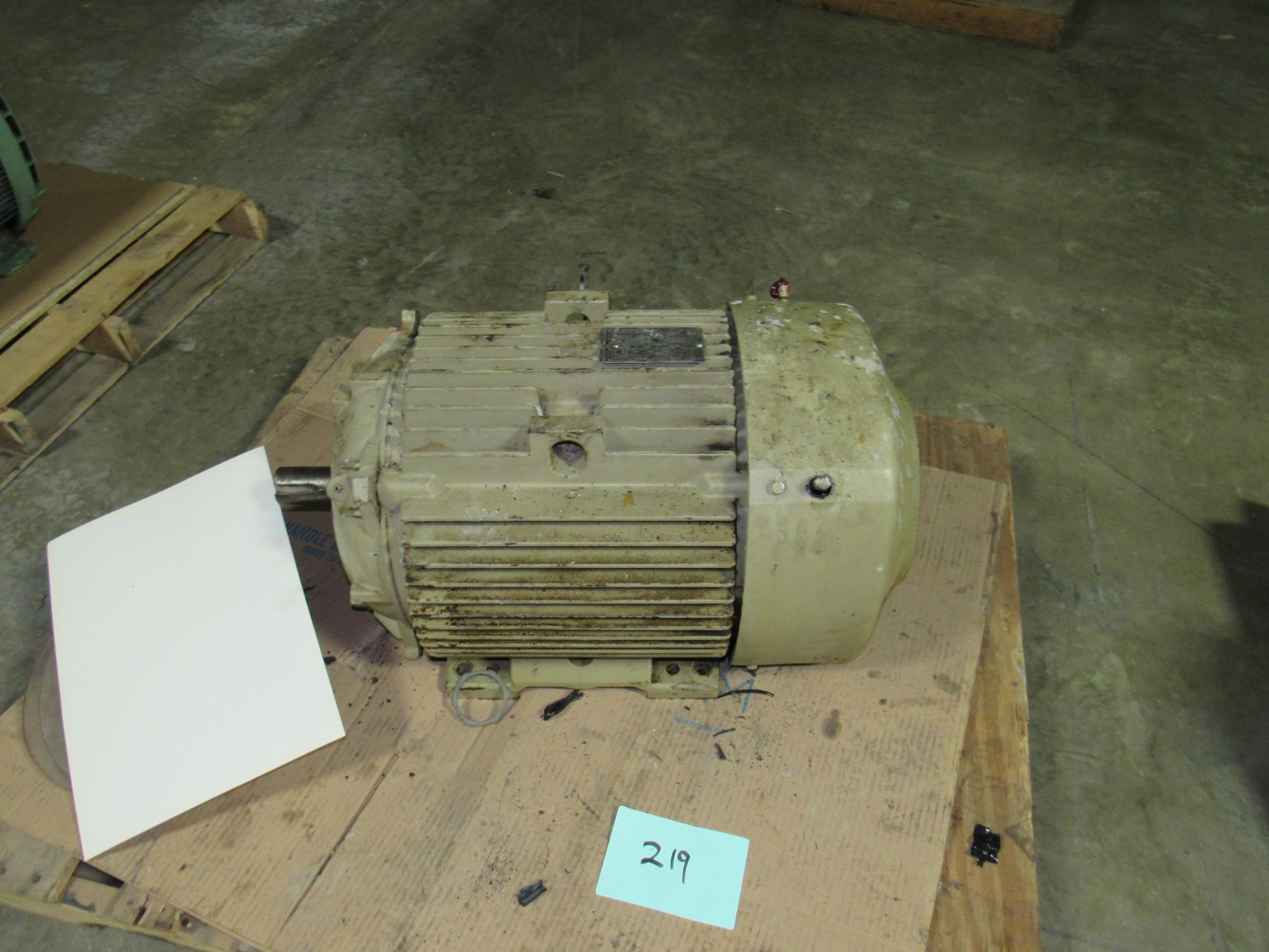 50 HP General Electric High Speed Electric Motor. 230/460 Volts, 119/59 Amps, 3555 RPM, 324TS Frame,