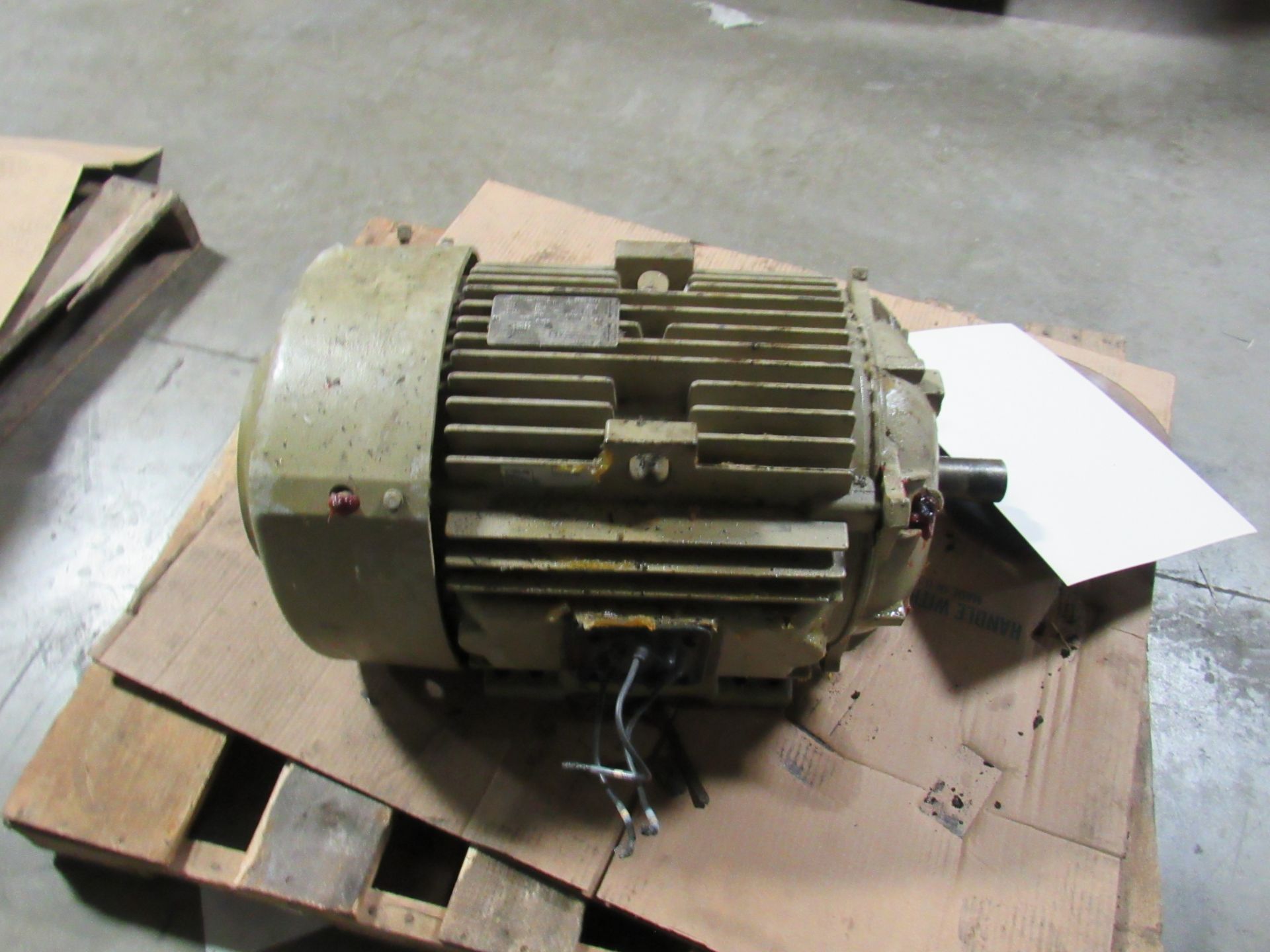 50 HP General Electric High Speed Electric Motor. 230/460 Volts, 119/59 Amps, 3555 RPM, 324TS Frame, - Image 4 of 10