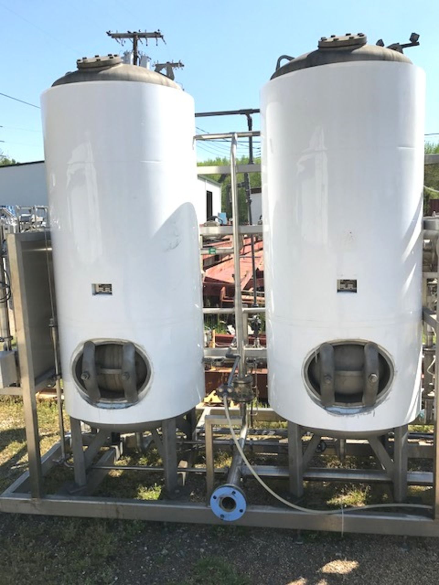 Used UltraPure Water Treatment Skid for sale. The treatment vessels are stainless steel 100 PSI - Image 21 of 28