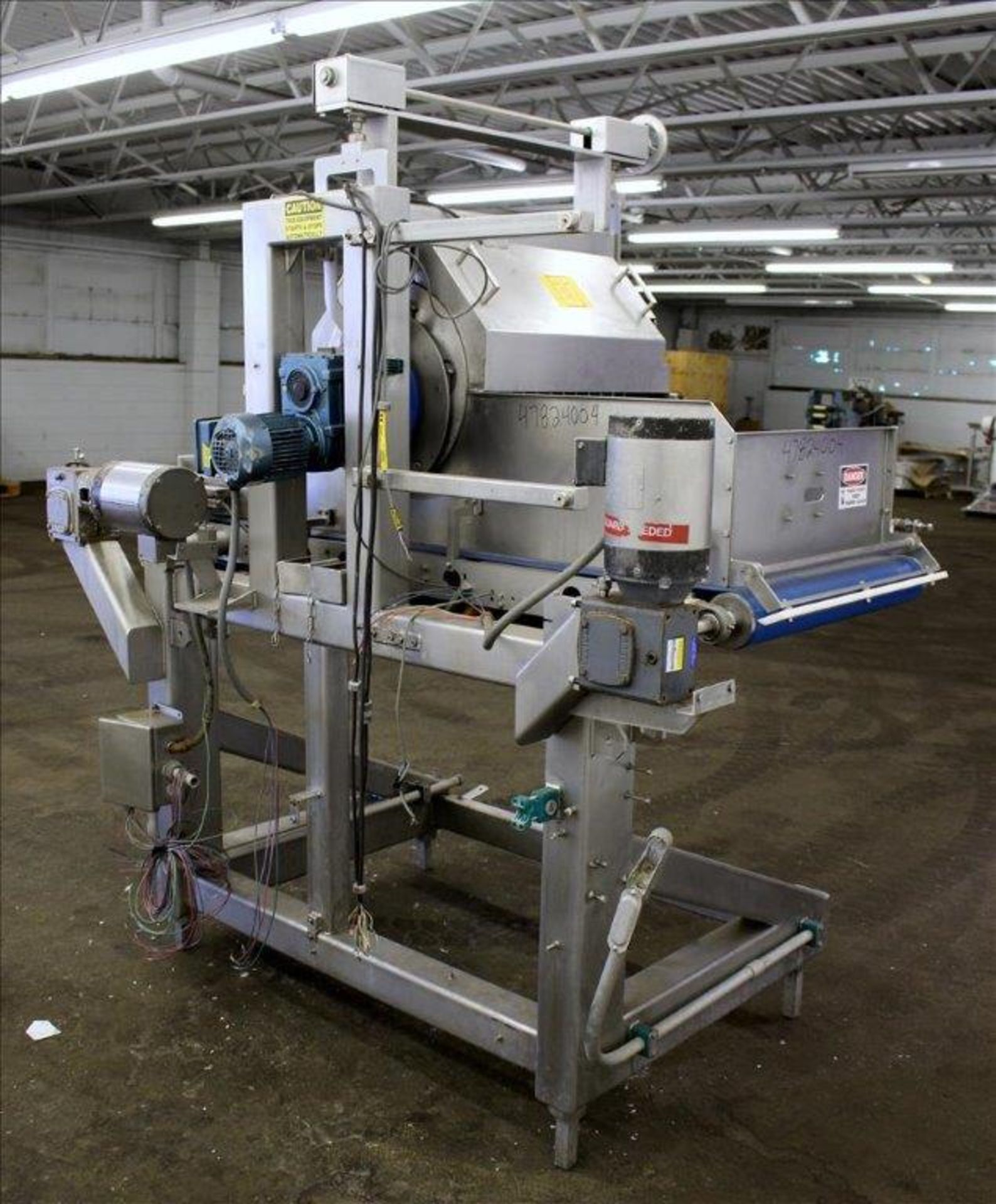 Waterfall Cheese/Applicator for Pizza, 304 Stainless Steel. Has 28" wide x 60" long belt conveyor - Image 36 of 46