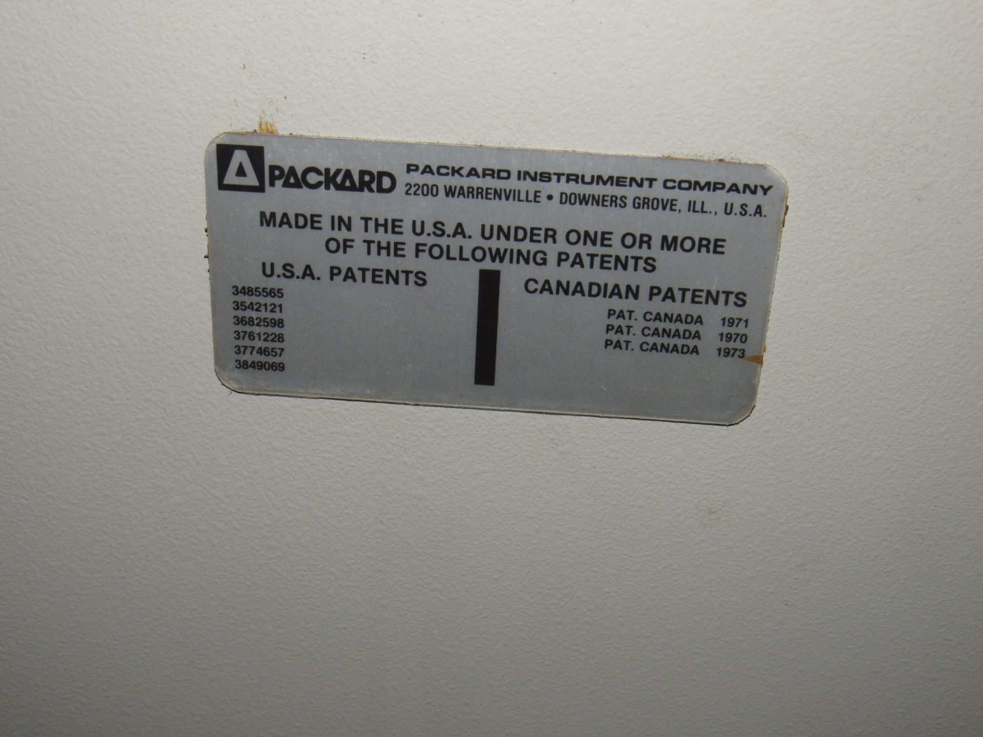 Packard Instrument Model 307 Oxidizer. Free removal and loading, Optional palletizing $75.00 ( - Image 3 of 8