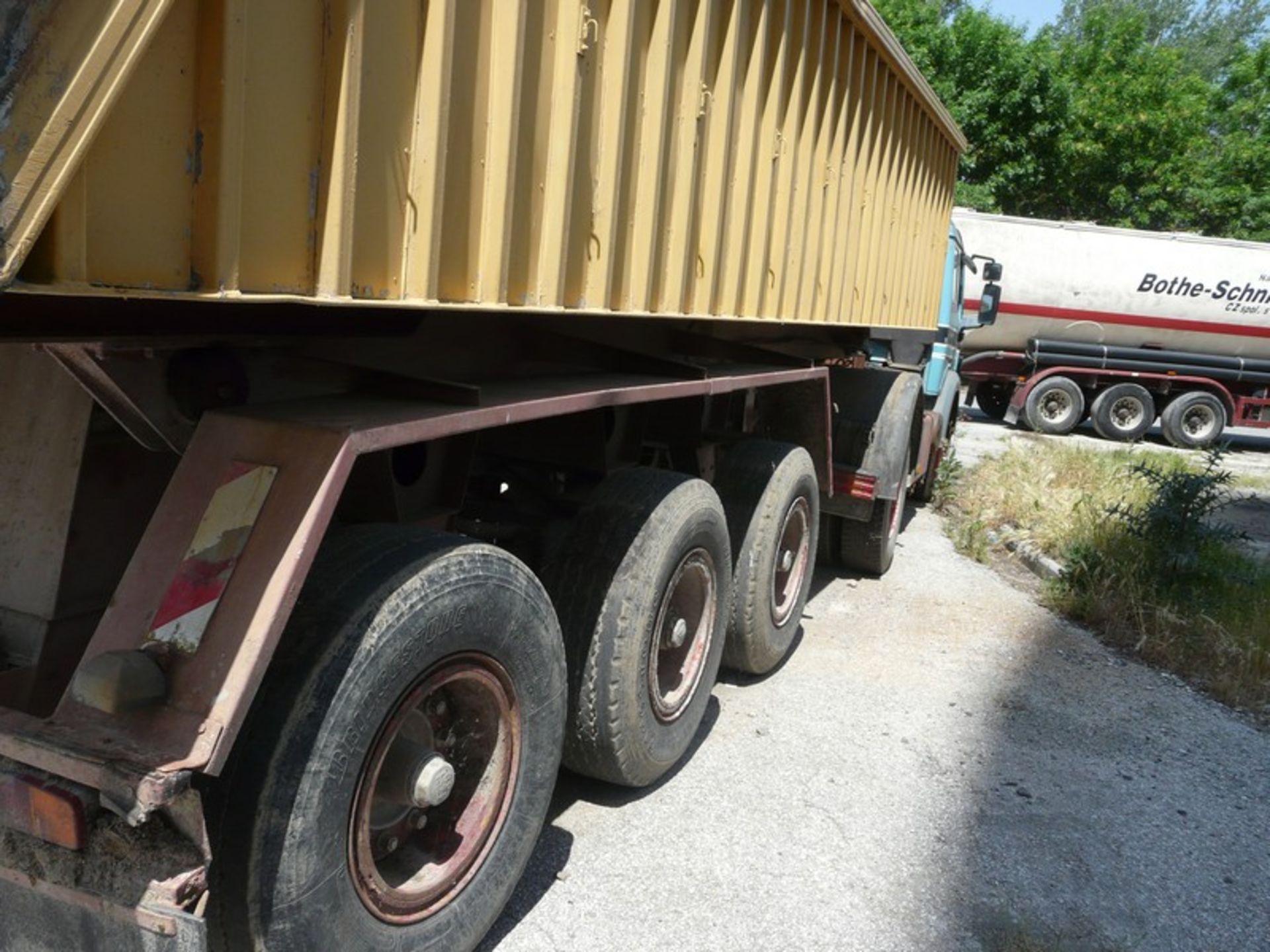 MERCEDES 1735, upheld-overthrow, Aluminium gravel with lifting for uploading , REG ΝΒΟ 3292, KM - Image 7 of 11