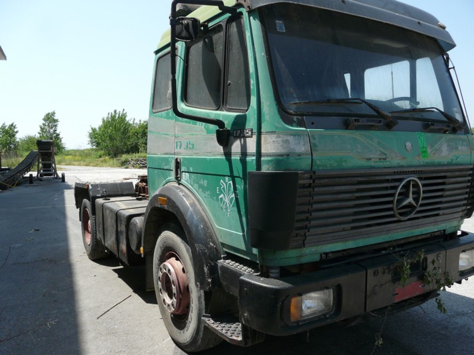 Tractor MERCEDES 1735, KM 183750, REG NBN 8221 (Located in Greece - Plati Imathias) Greek - Image 3 of 6