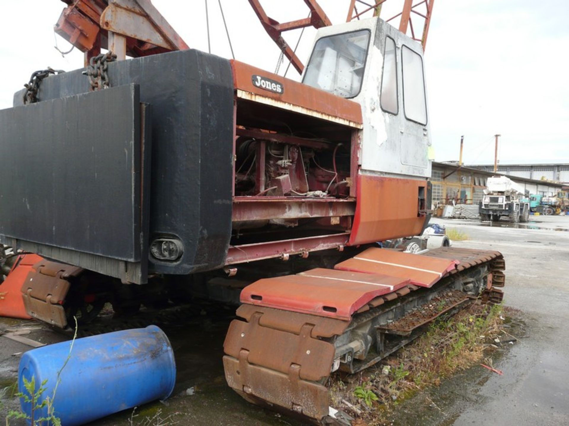 CRANE JONES Metal Cable CRAWLER TYPE (Located in Greece - Plati Imathias) Greek Description: Γερανός - Image 7 of 16