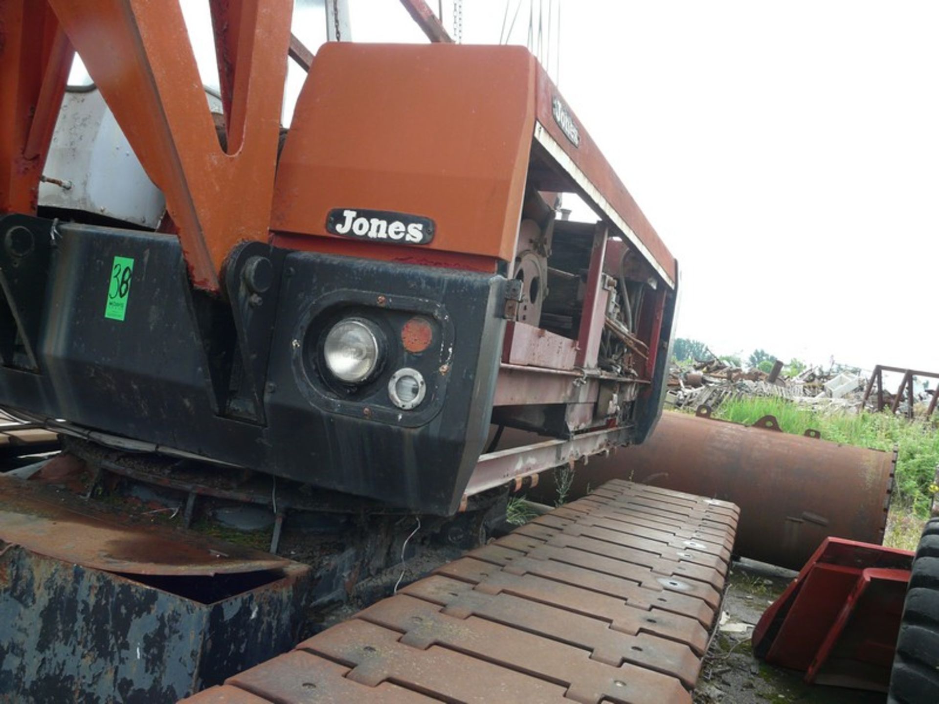 CRANE JONES Metal Cable CRAWLER TYPE (Located in Greece - Plati Imathias) Greek Description: Γερανός - Image 9 of 16