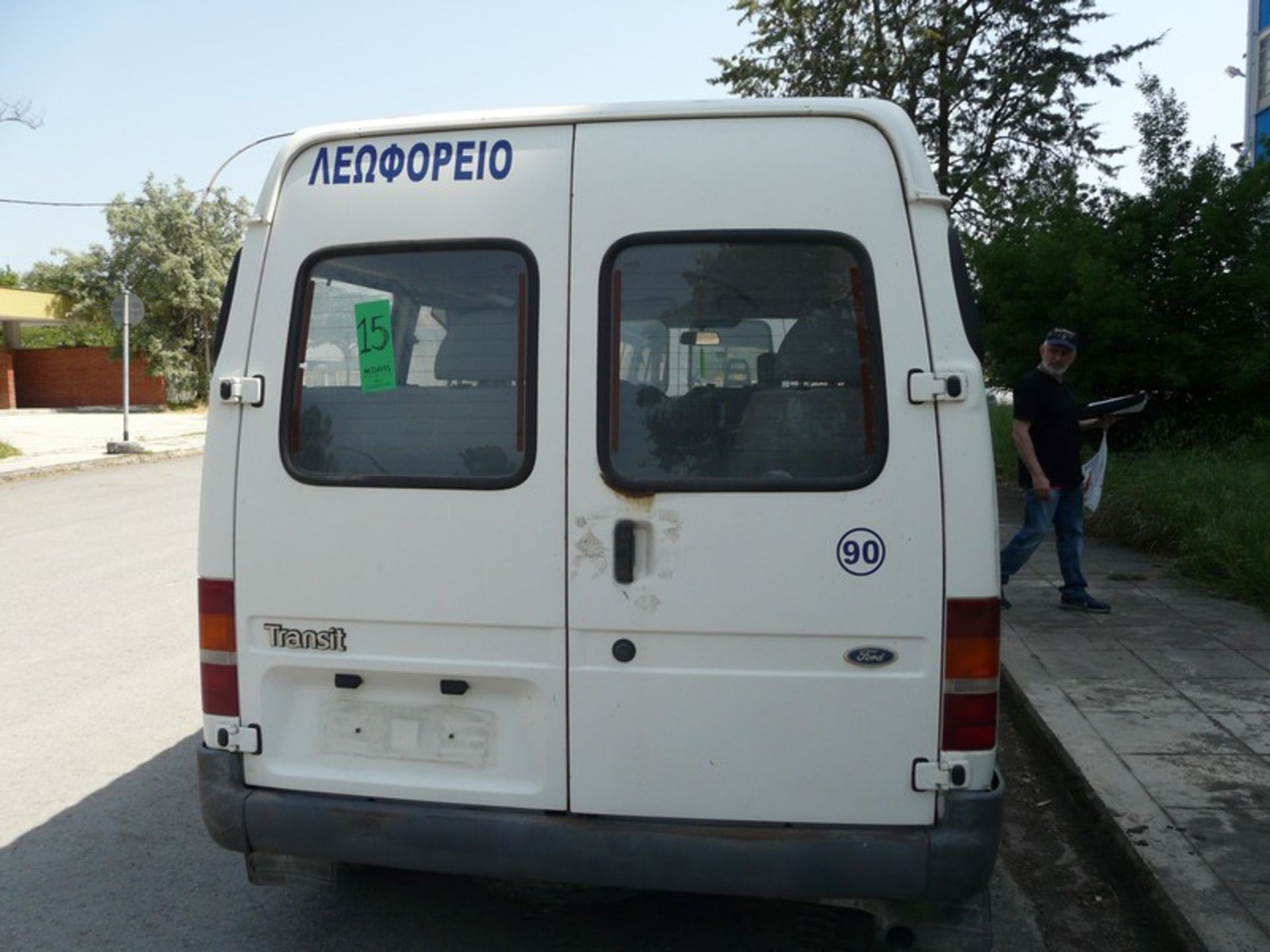 FORD TRANSIT, buss115, diesel, KM 146159, 11 seats, REG NEE 7504, Year: 1997 (Located in Greece - - Image 4 of 9