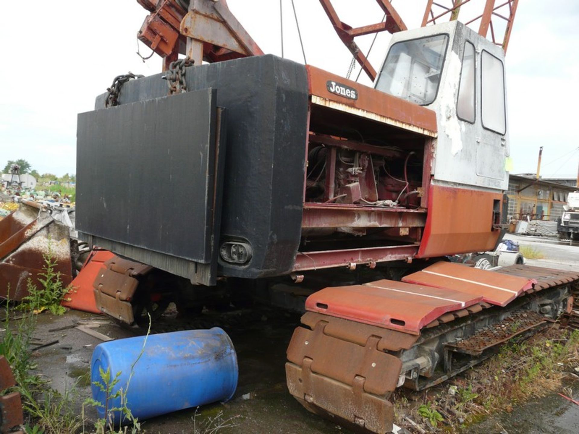 CRANE JONES Metal Cable CRAWLER TYPE (Located in Greece - Plati Imathias) Greek Description: Γερανός - Image 8 of 16