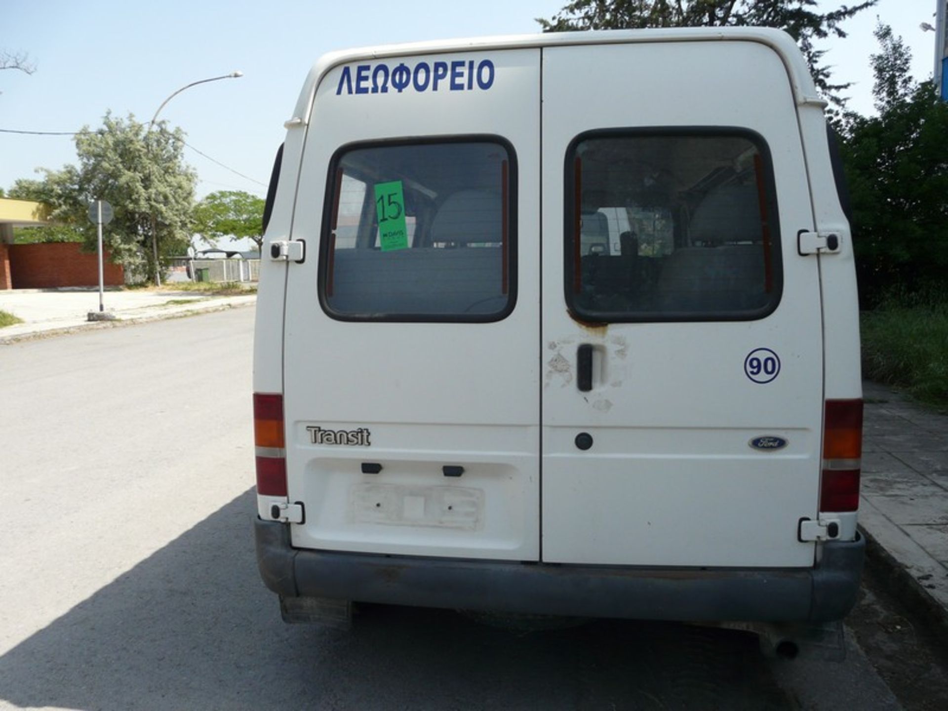 FORD TRANSIT, buss115, diesel, KM 146159, 11 seats, REG NEE 7504, Year: 1997 (Located in Greece - - Image 5 of 9