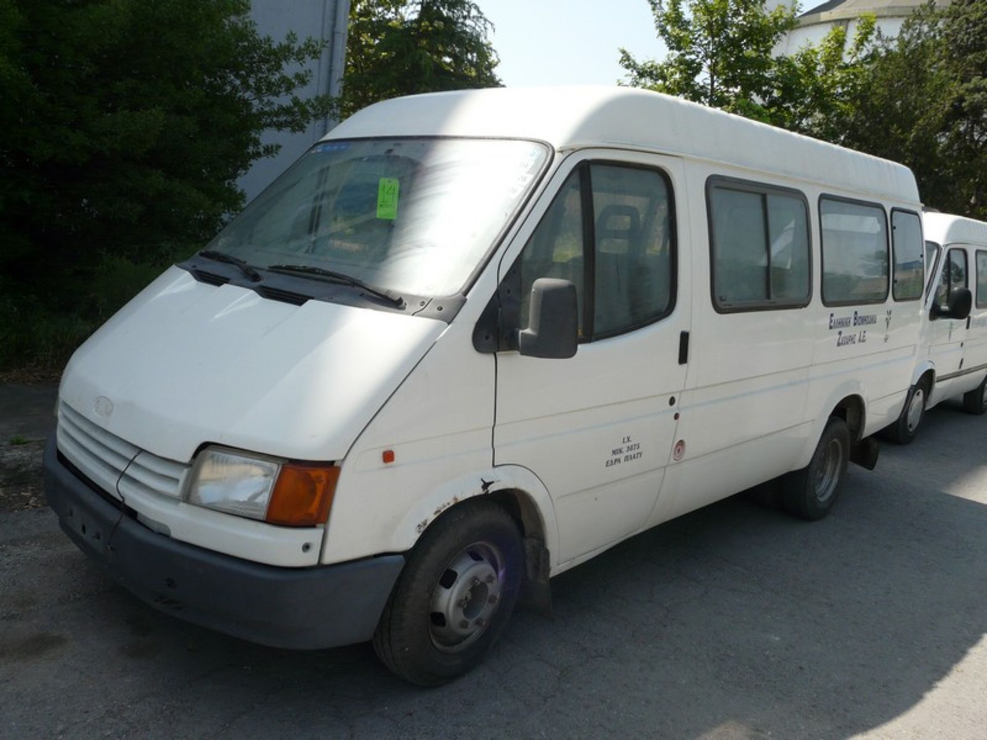 FORD TRANSIT, bus115, diesel, KM 212503, 14+1 seats, REG NBB 8161, Year: 1991 (Located in Greece - - Image 3 of 10