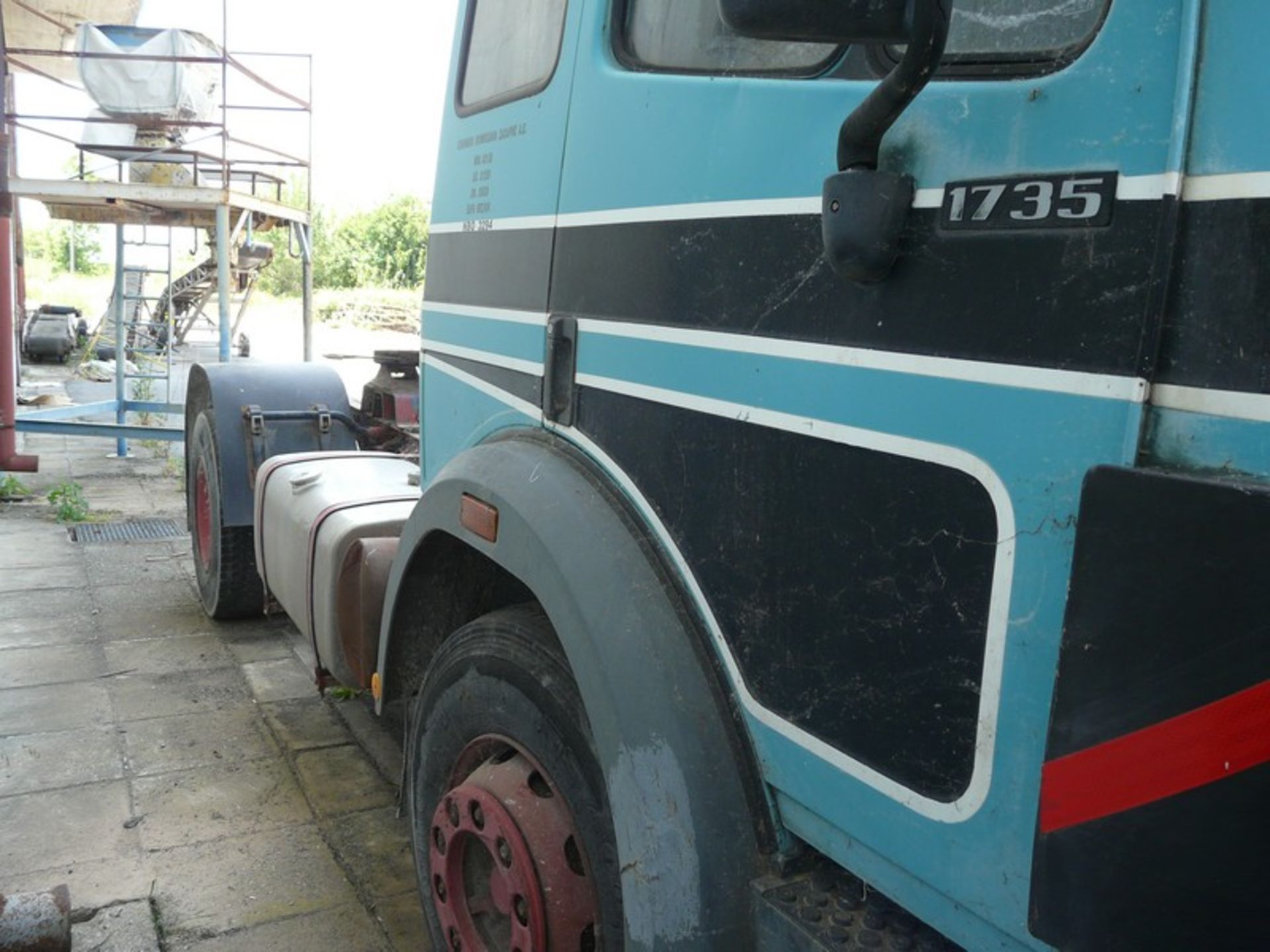 Tractor MERCEDES 1735, KM 225657, REG MBO 3254 (Located in Greece - Plati Imathias) Greek - Image 4 of 10