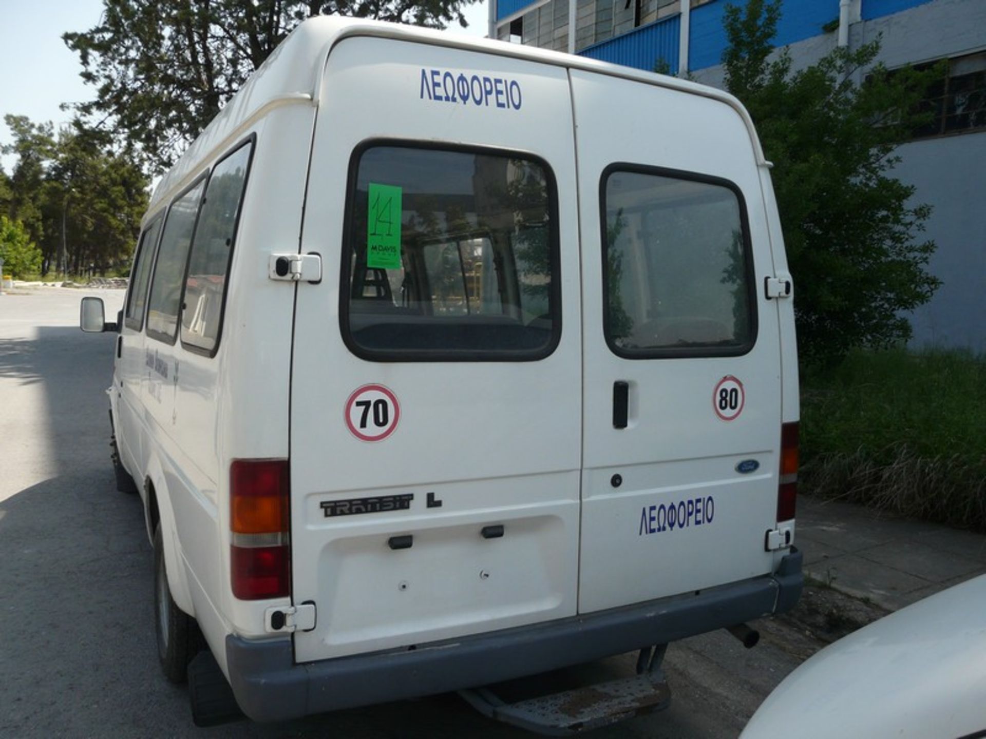 FORD TRANSIT, bus115, diesel, KM 212503, 14+1 seats, REG NBB 8161, Year: 1991 (Located in Greece - - Image 5 of 10