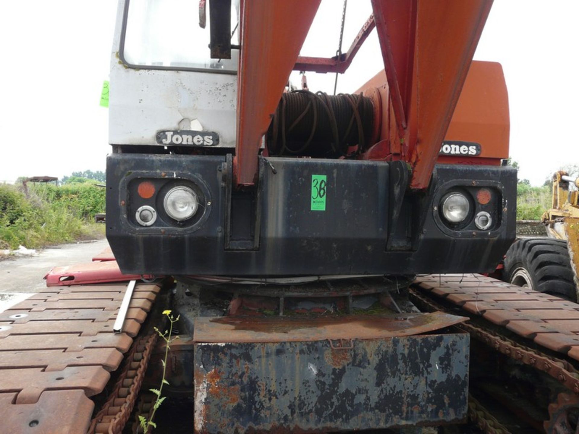 CRANE JONES Metal Cable CRAWLER TYPE (Located in Greece - Plati Imathias) Greek Description: Γερανός - Image 2 of 16