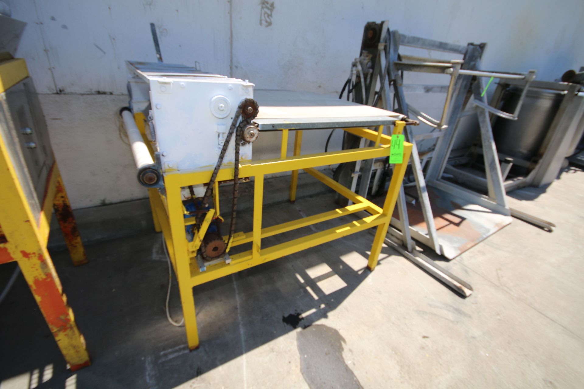 Dough Sheeter, with 39" W Infeed Conv. 42" W S/S Rolls with Drive
