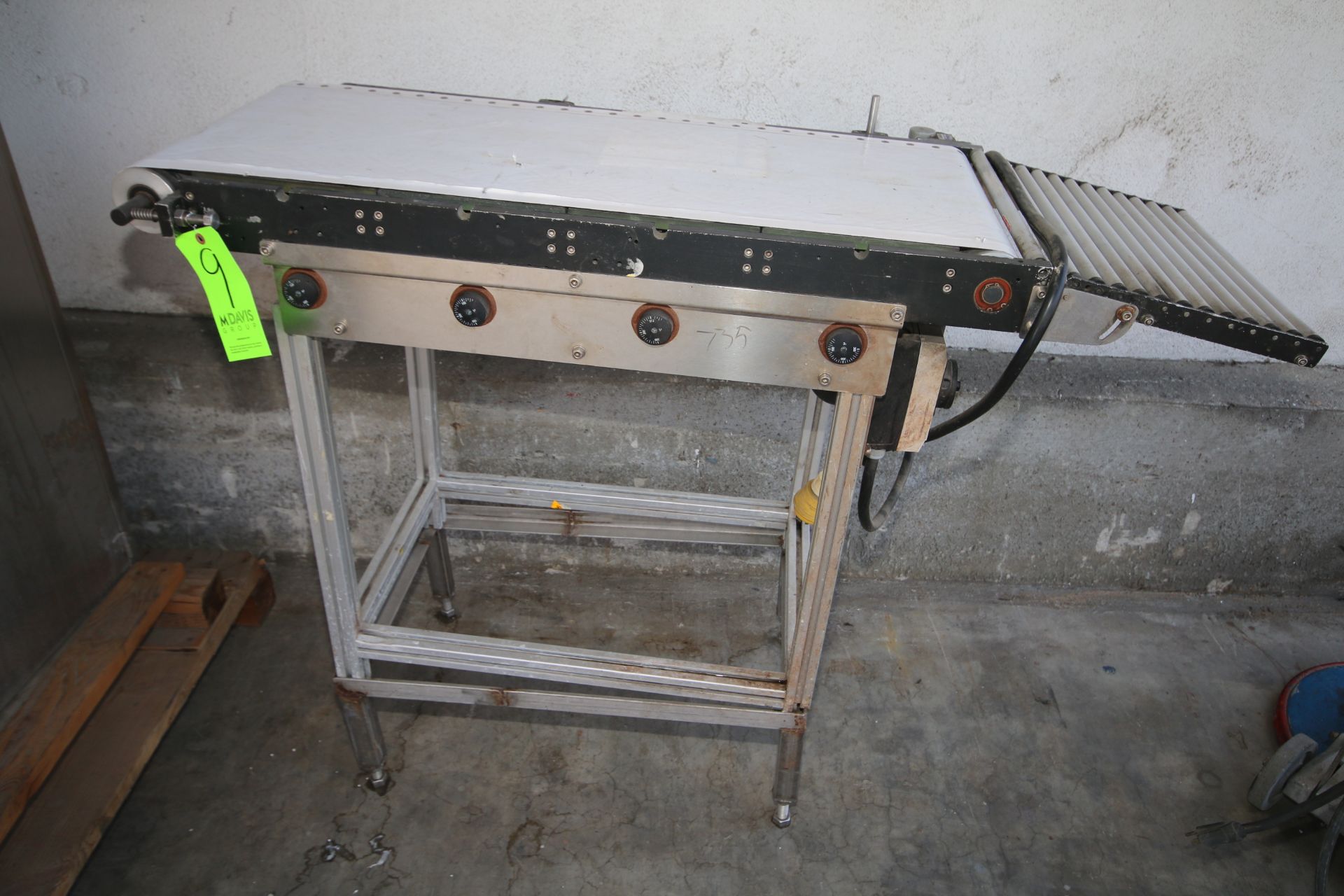 Ulma Check Weighing Conveyor, M/N CINTA-SOLD, S/N 2130088, with Aprox. 41" L x 17" W Conveyor,