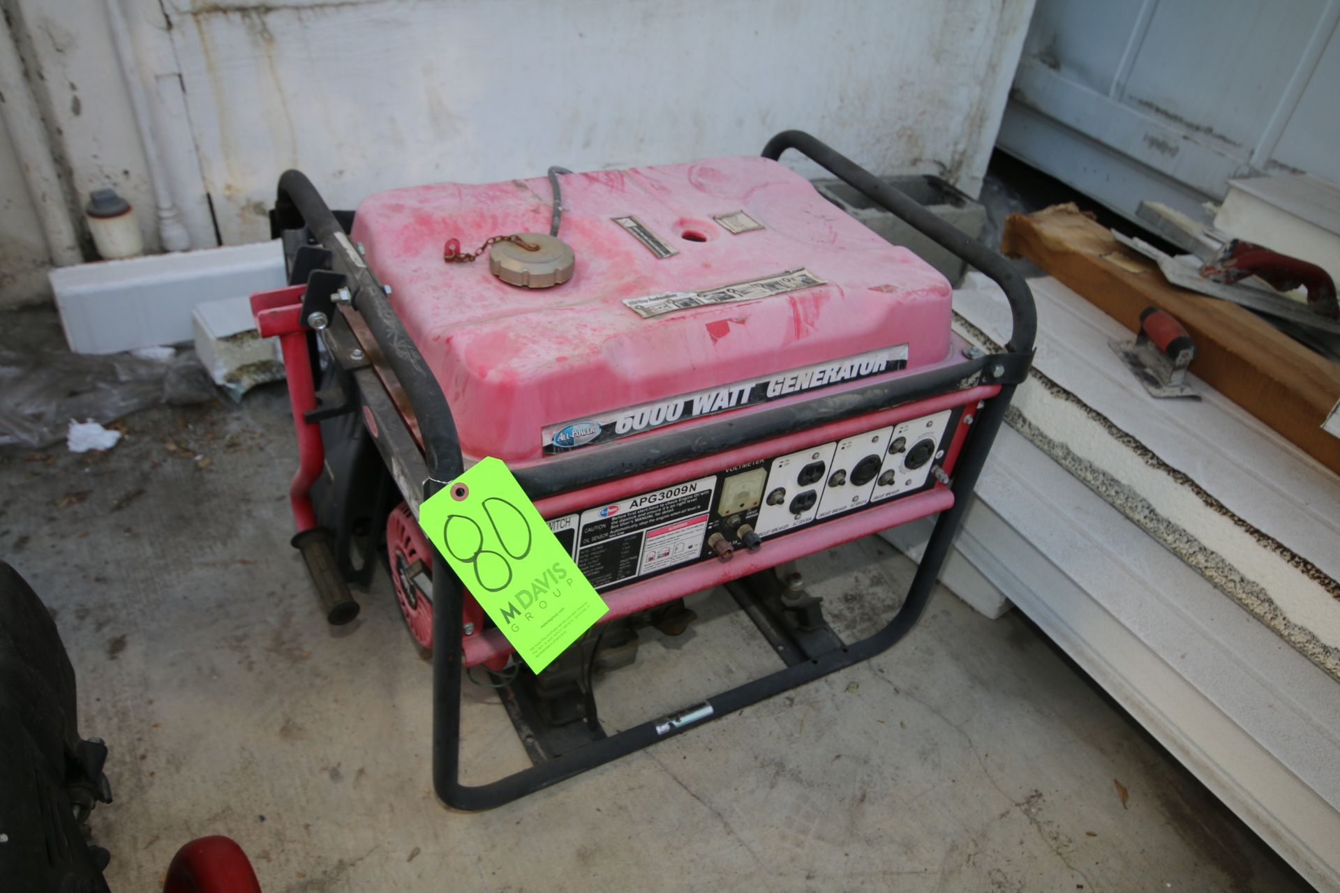 6000 Watt Generator Set, with 291 cc Motor