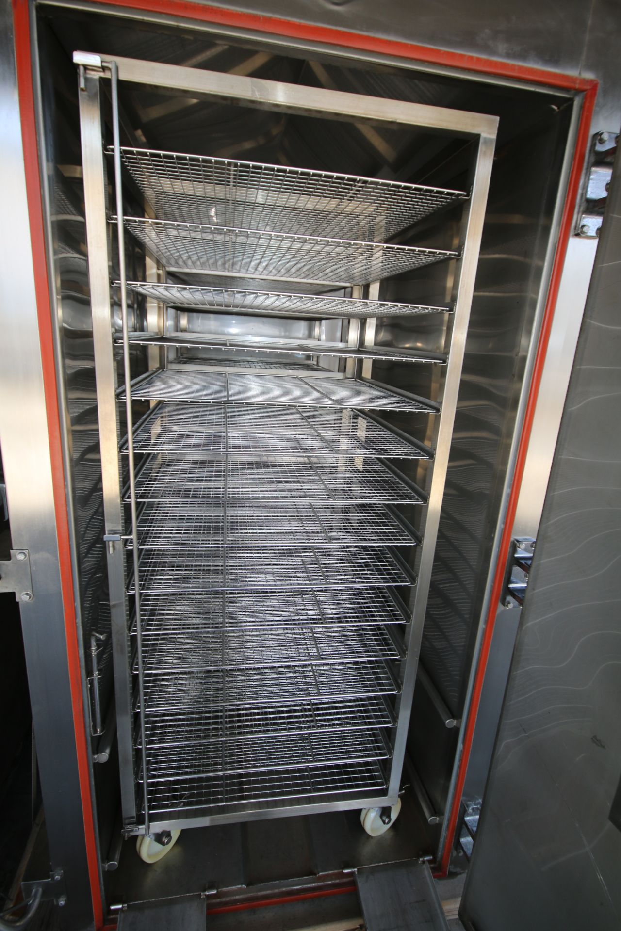 NEW Yuan Jaan S/S Double Rack Oven, M/N KS-702, with (2) S/S 15-Shelf Portable Racks, 220 Volts - Bild 4 aus 5