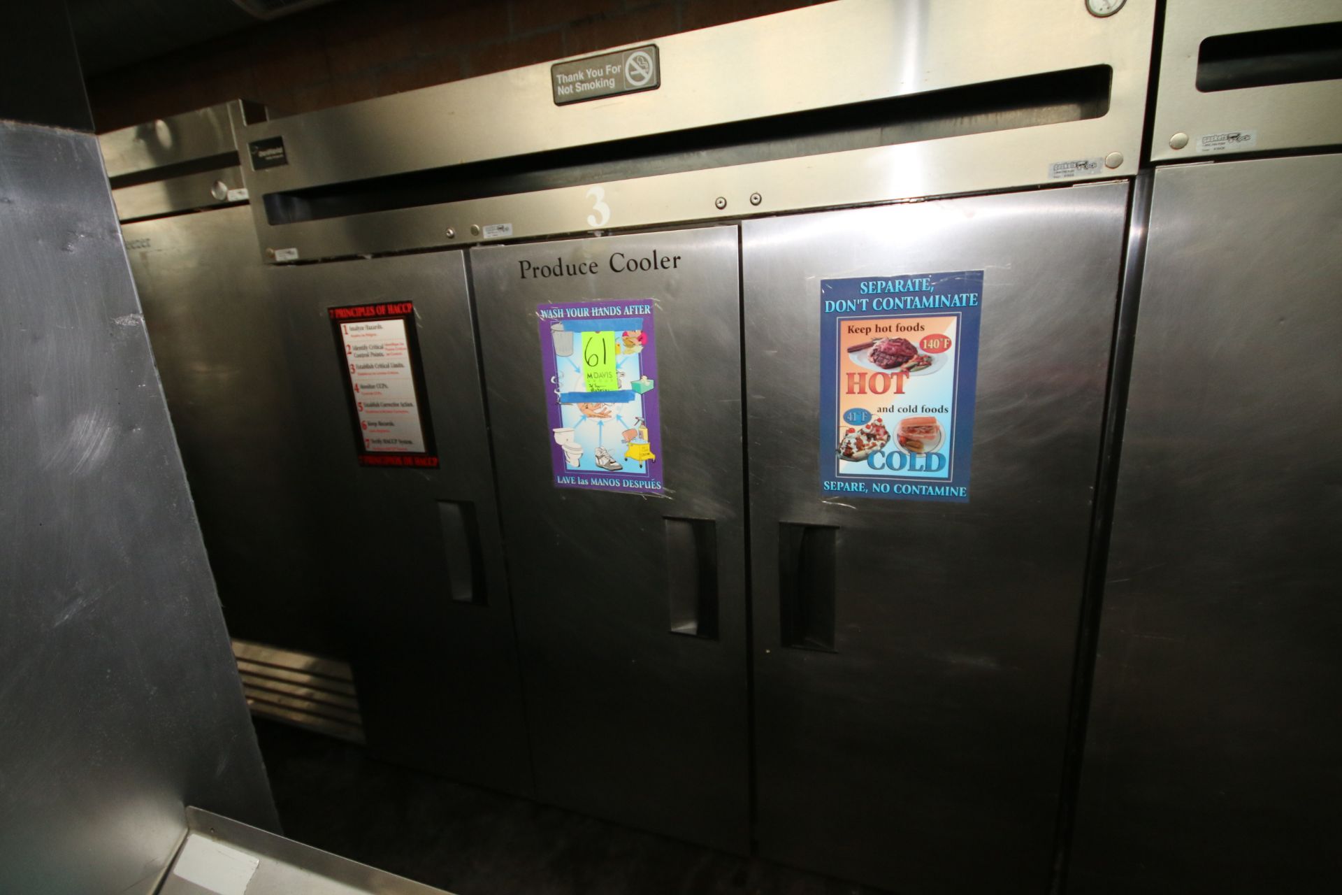 Delfield 3-Door S/S Refrigerator, M/N 6000XL, Overall Dims.: 76" L x 34" W x 79" H - Image 2 of 4