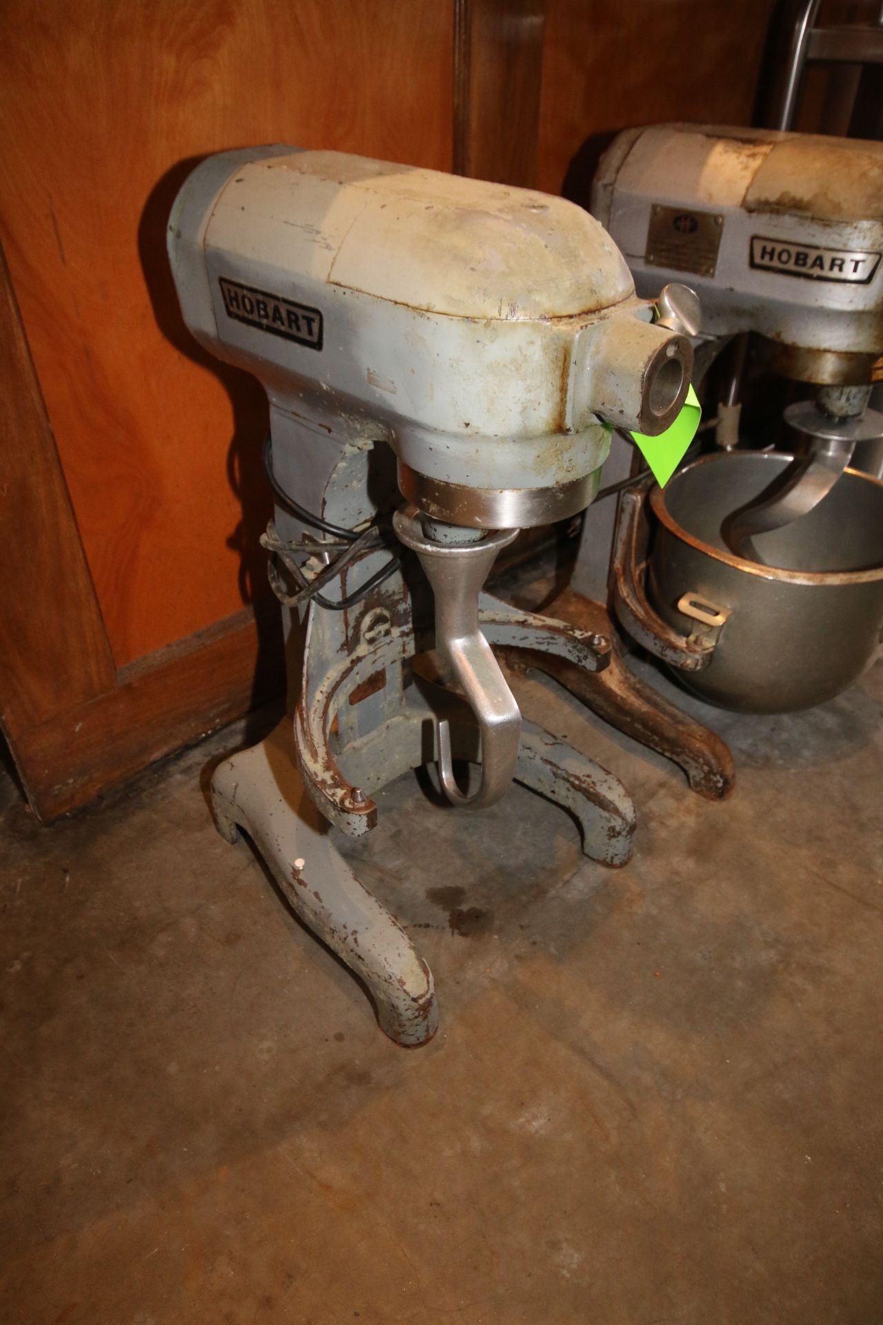 Hobart Mixer, M/N A-200, S/N 97-049-859 L, with Dough Attachment, with 1/3 hp Motor, 1725 RPM, 115 - Image 2 of 2