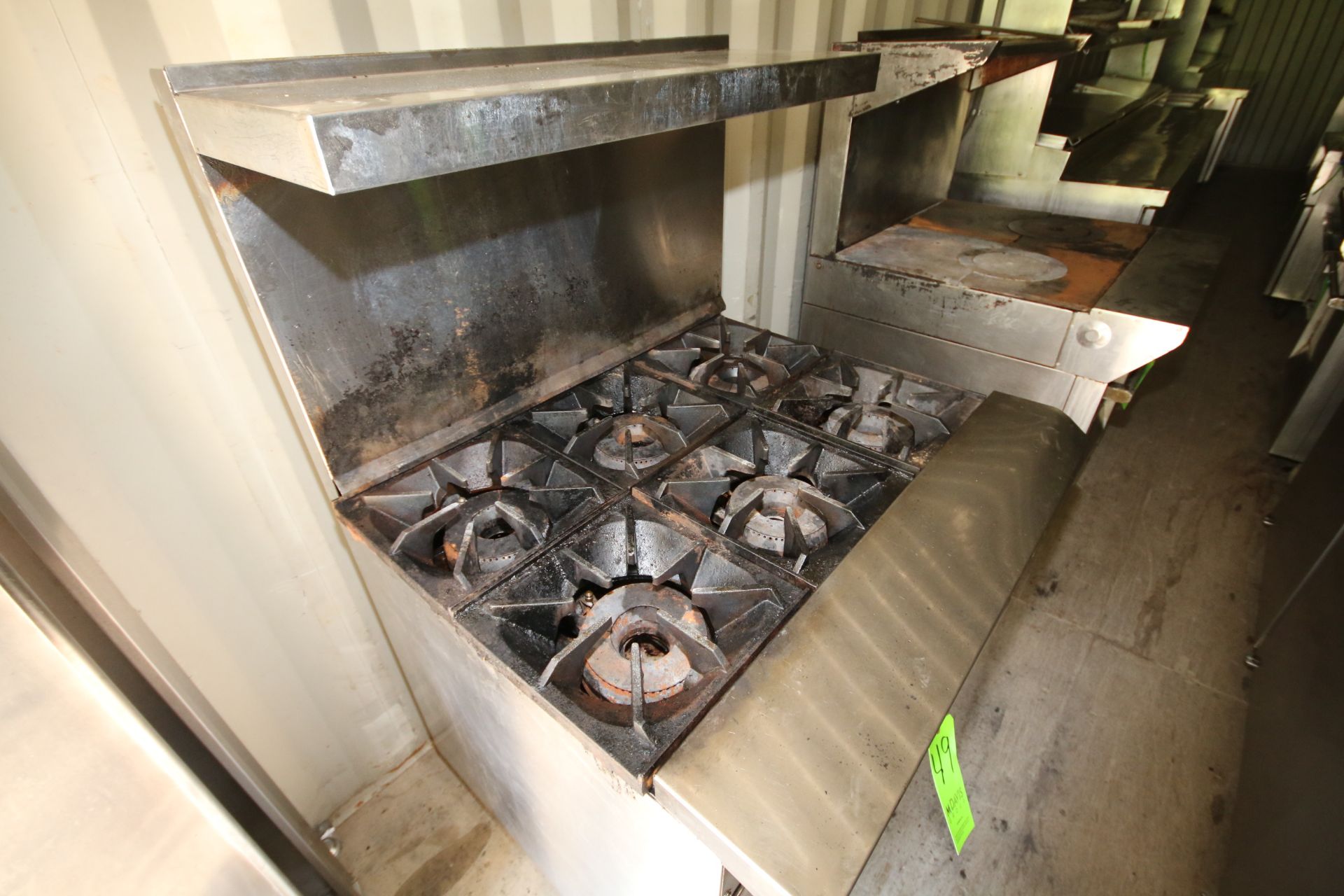 Bakers Pride 8-Burner Stove, with Bottom Oven and Racks, Natural Gas Operated - Image 3 of 4