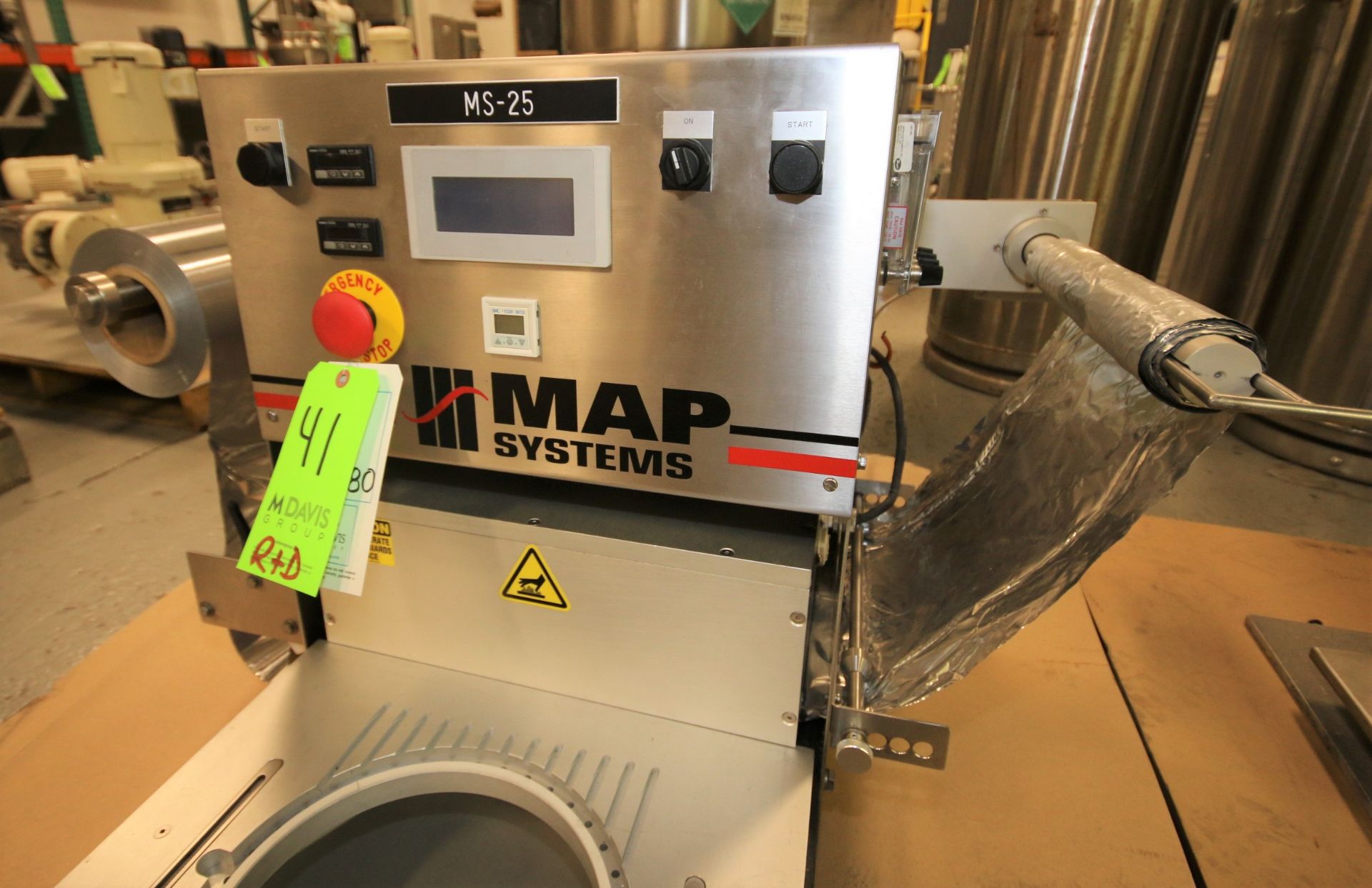 Jescorp / Map Systems - Table Top - Nitro Flush / Tamper Evident Tray Wrapper, Model MS-25, SN - Image 3 of 8