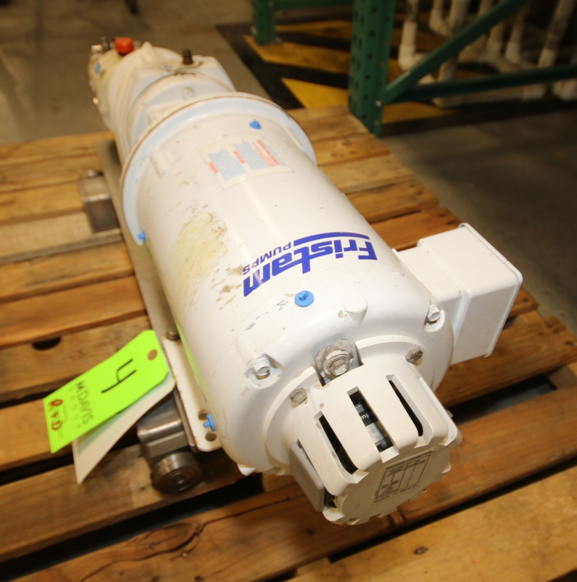 Fristam Positive Displacement Pump, Model FL2 15, SN 0710932, with 1" Clamp Type S/S Head, with - Image 7 of 7