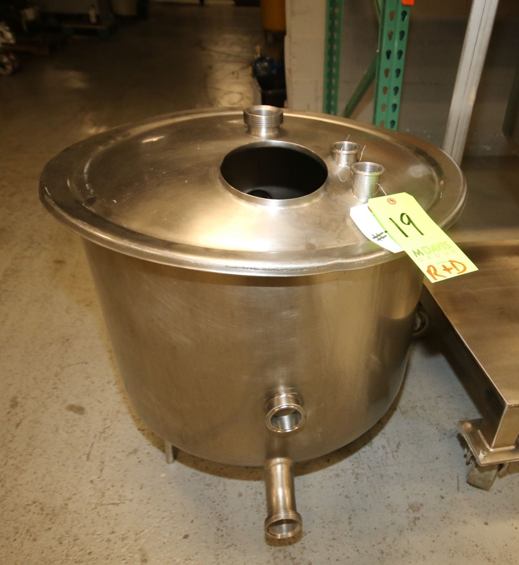 Aprox. 16" H x 23" W S/S Balance Tank with Removable Lid