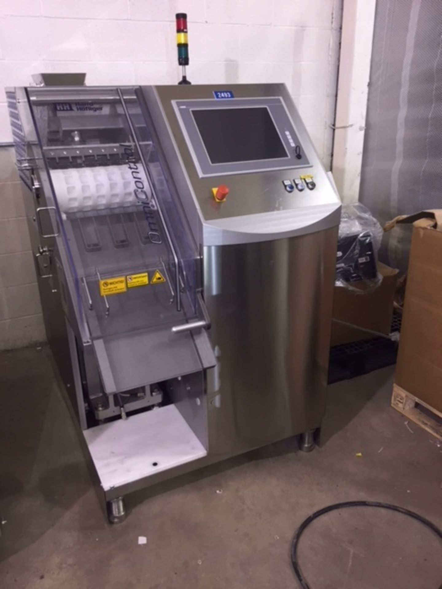 Harro Hofliger 6 lane Capsule and Tablet Checkweigher System, Model Omnicontrol 6, This Unit does