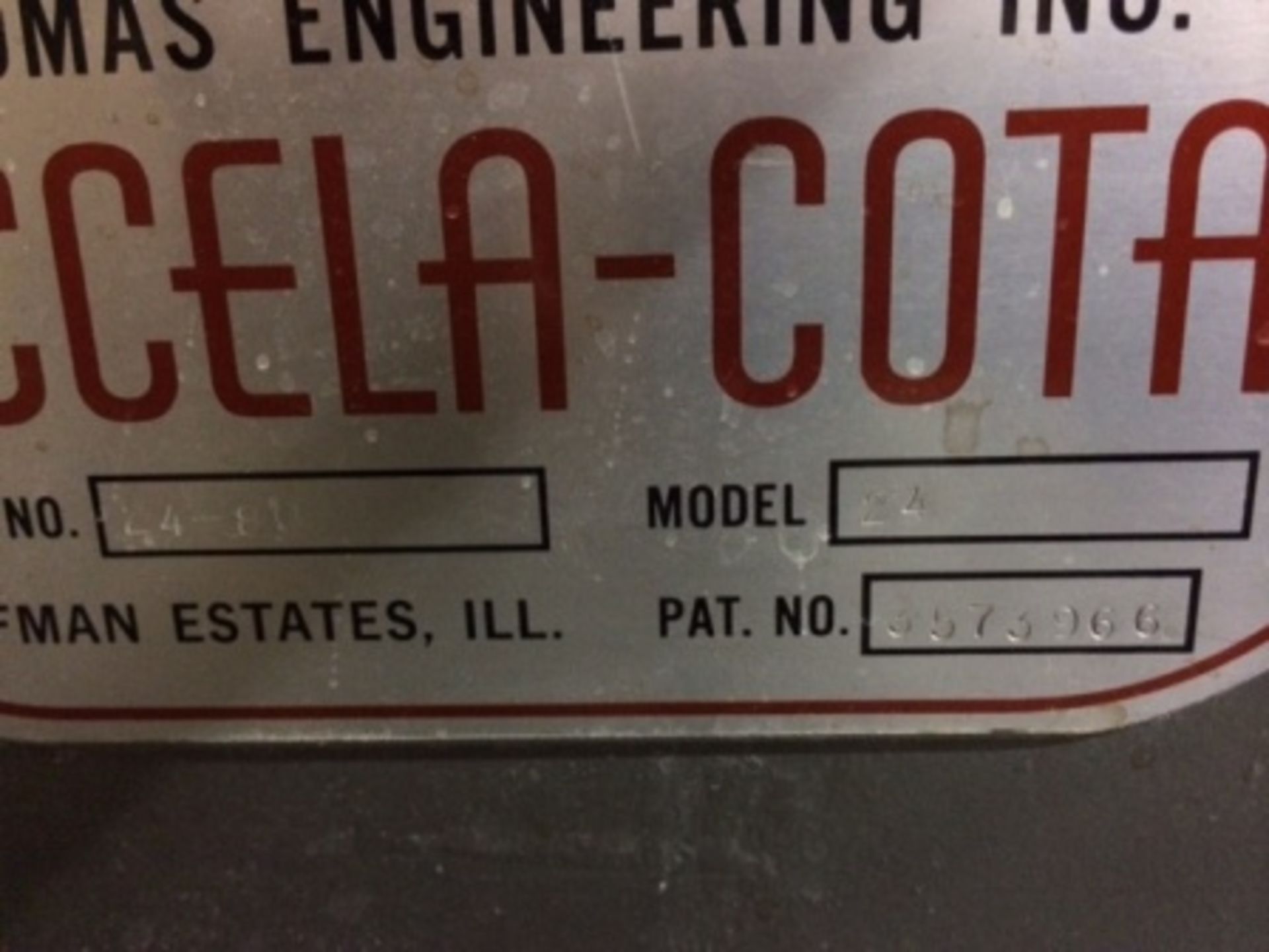 Thomas Engineering Coating Pan, 24 inch Accela-Cota- Model 24, S/N 24-180. Unit is all S/S and comes - Image 4 of 4