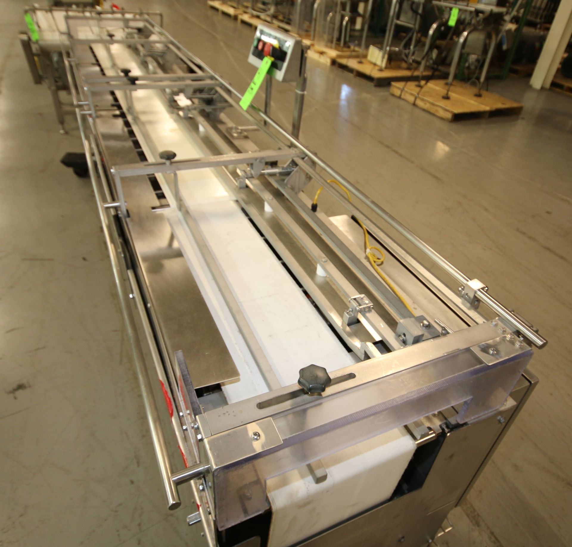 Bosch 9 ft 10" L S/S Out-Feed Conveyor System, Model LPIL-2 Feeder, SN 04-25694, with 8 1/2" W Belt, - Image 2 of 8