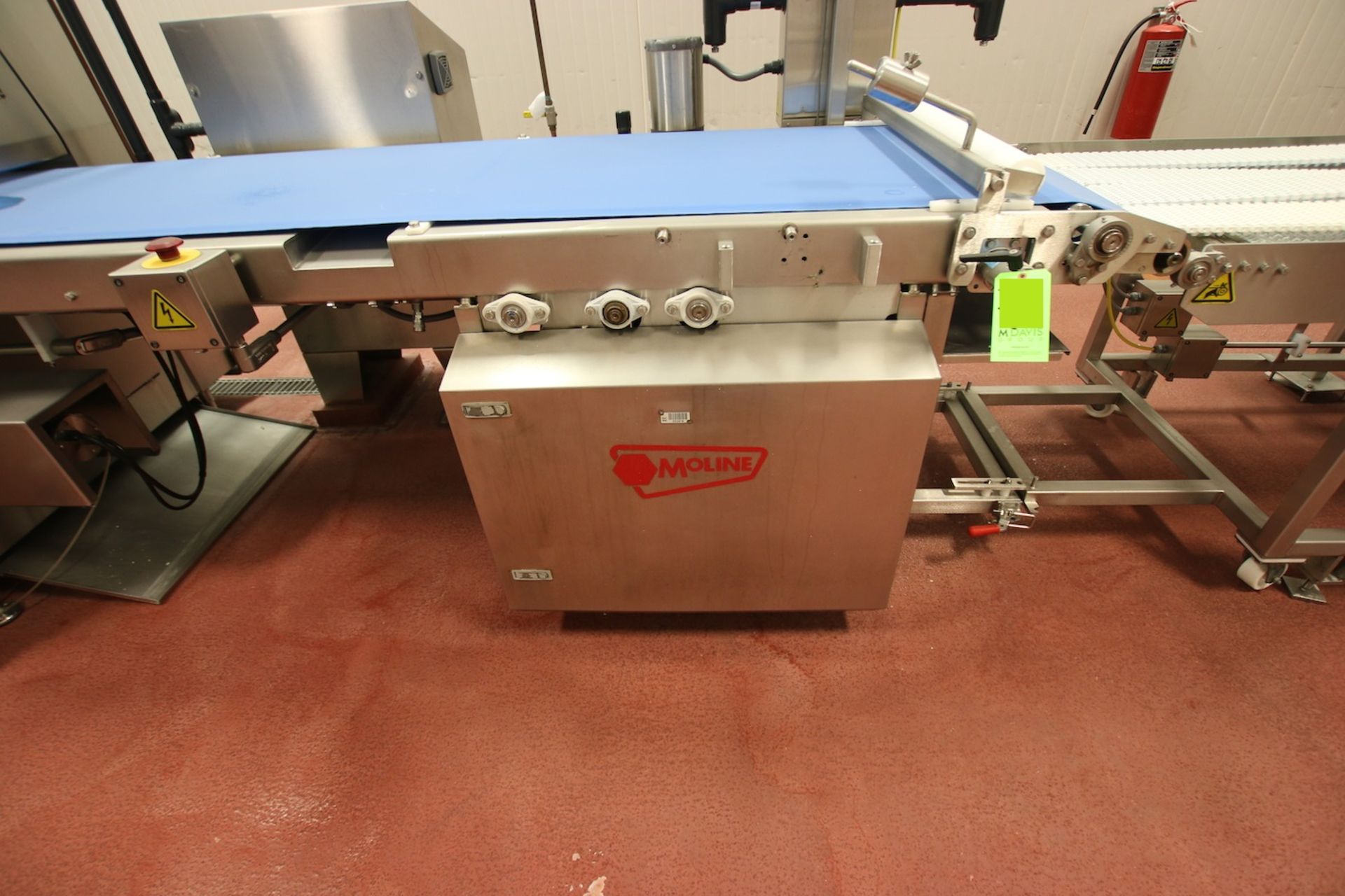 Moline 5 pcs @ 30 ft 9" S/S Dough Stamp / Guillotine In - Feed & Out-Feed S/S Conveyor System with - Image 13 of 13