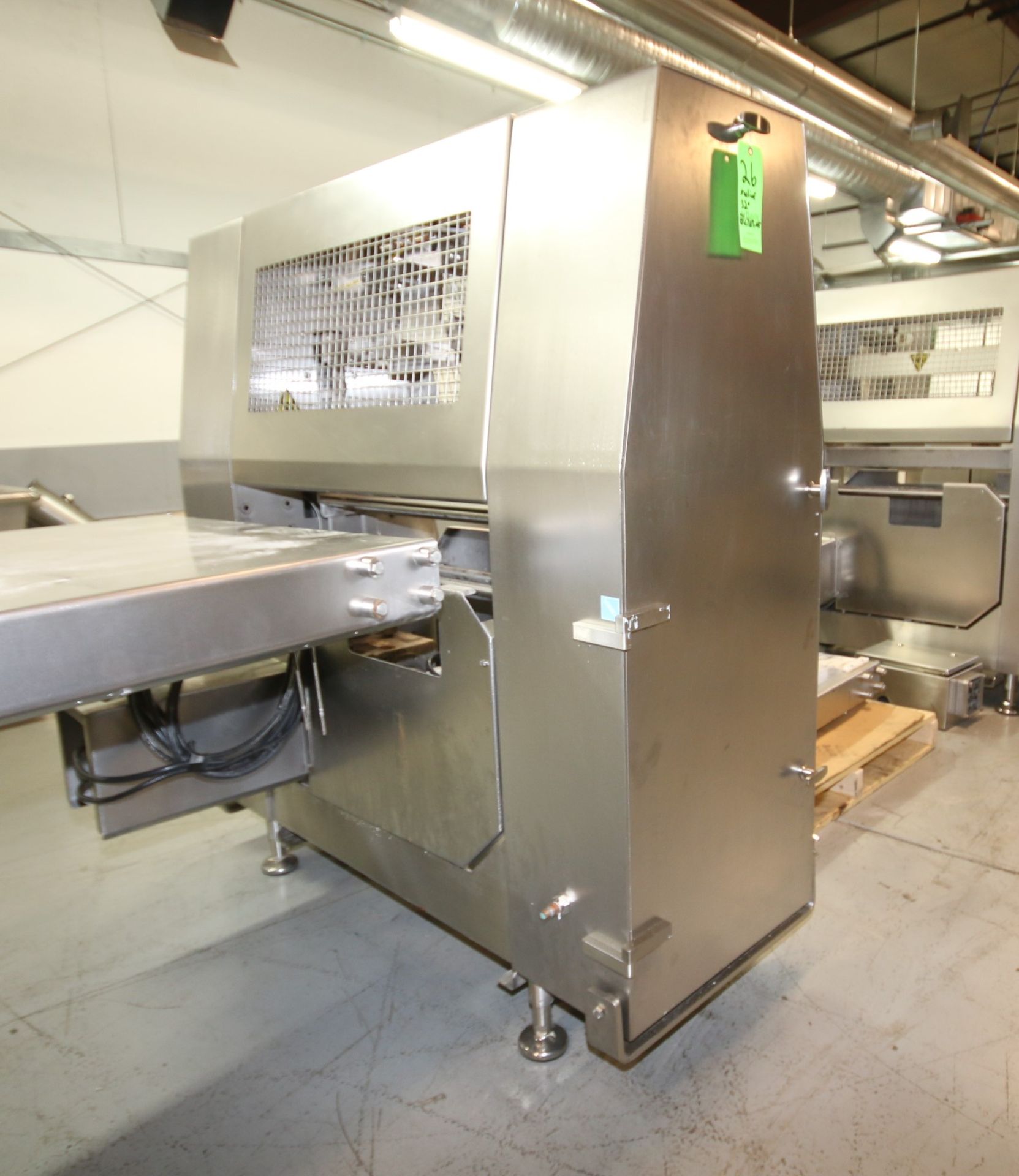 Moline 32" S/S Dough Ultrasonic Guillotine, Model SCSU-32, SN 05-J 219157, with Drive Motors, 230V 3 - Image 2 of 8