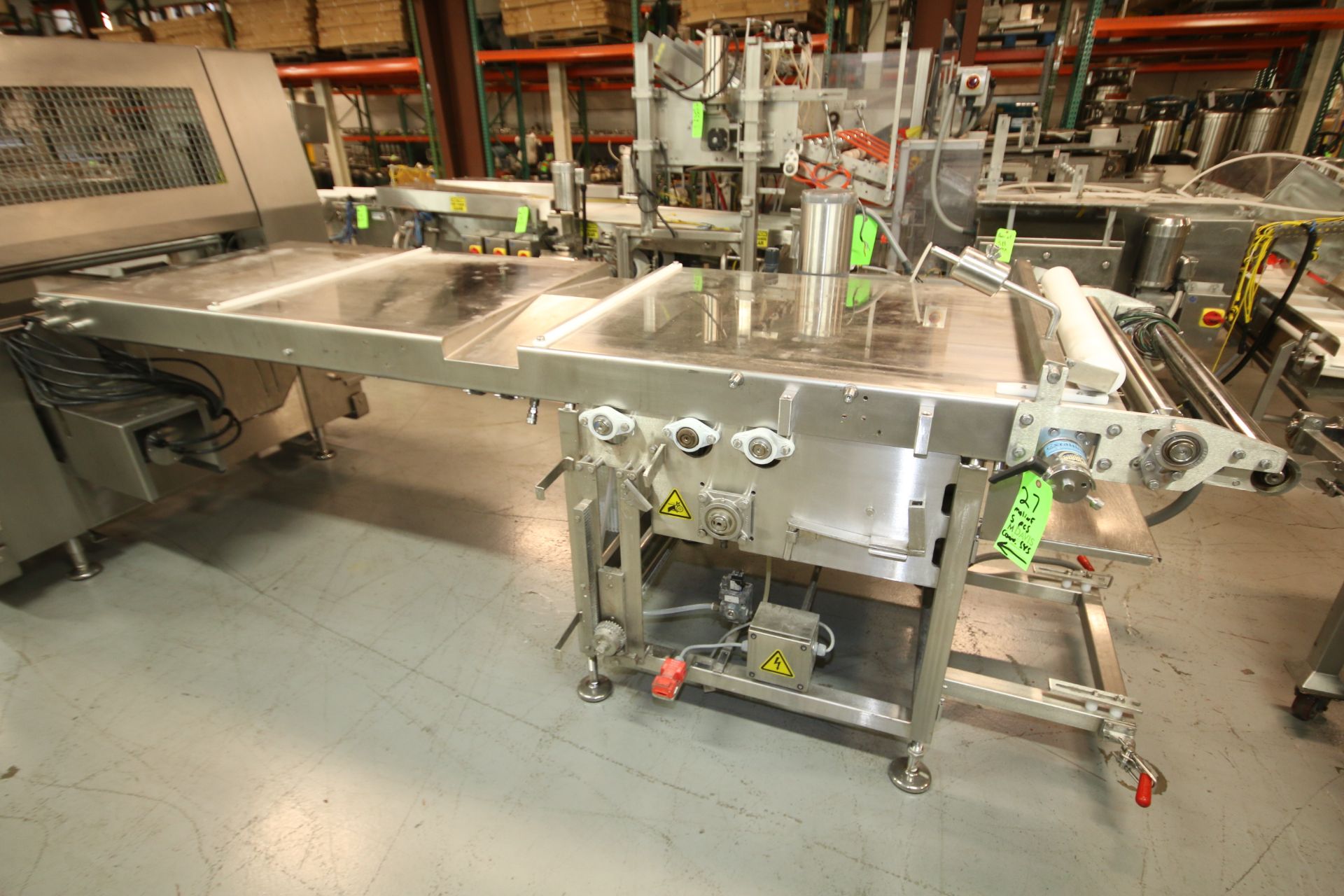 Moline 5 pcs @ 30 ft 9" S/S Dough Stamp / Guillotine In - Feed & Out-Feed S/S Conveyor System with - Image 3 of 13