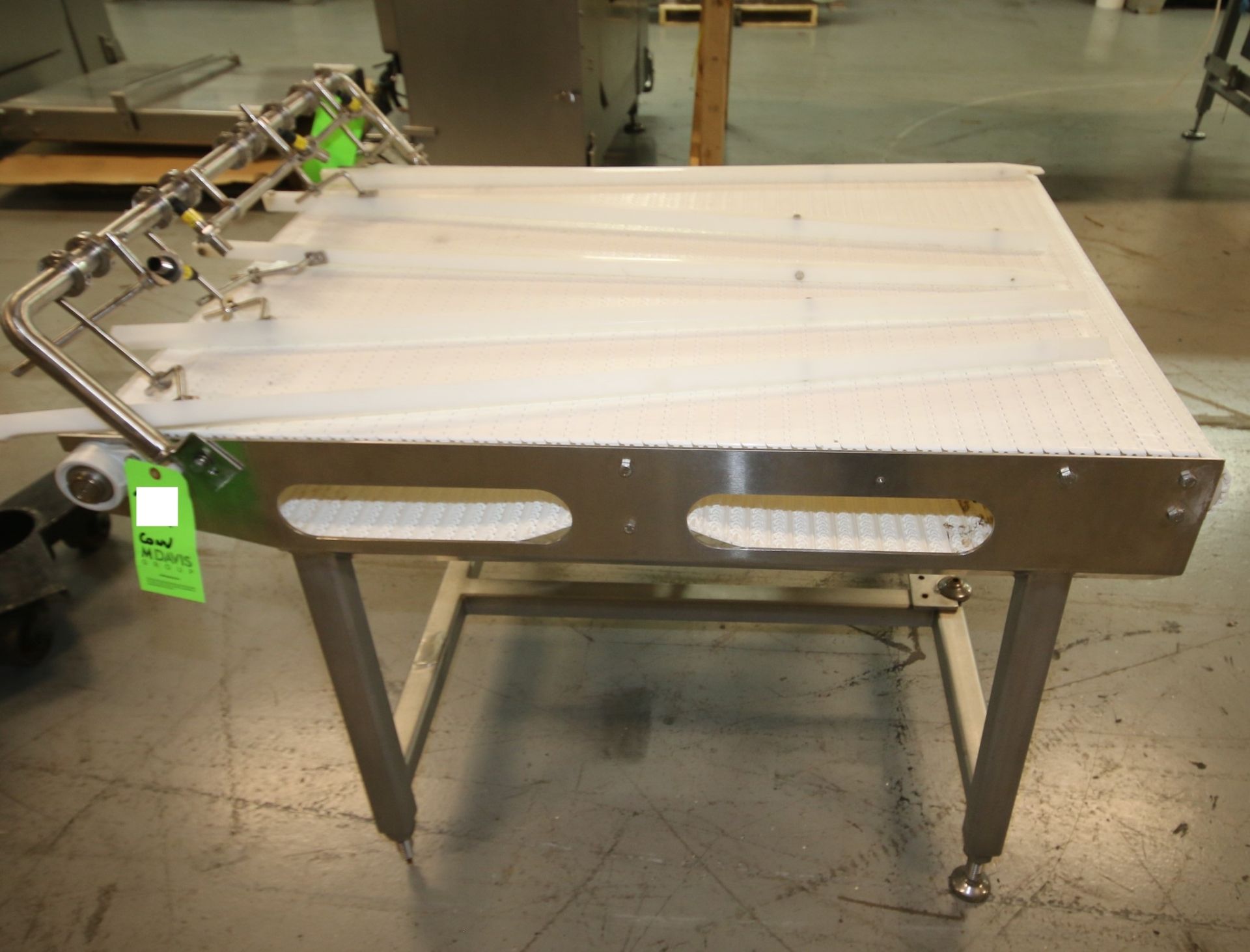 4 ft L x 34" L S/S Product Conveyor System, with 32" H S/S Frame, with 1 hp / 1760 rpm S/S Clad - Image 3 of 3