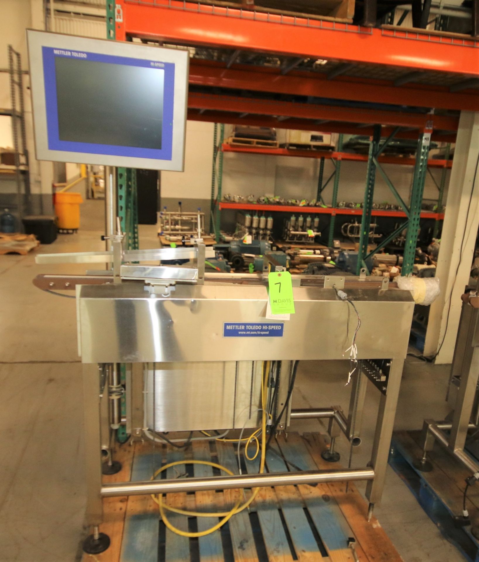 2013 Mettler Toledo Hi-Speed S/S In-Line Checkweigher, Model CM9400 XS, S/N 13002322 with Touchpad