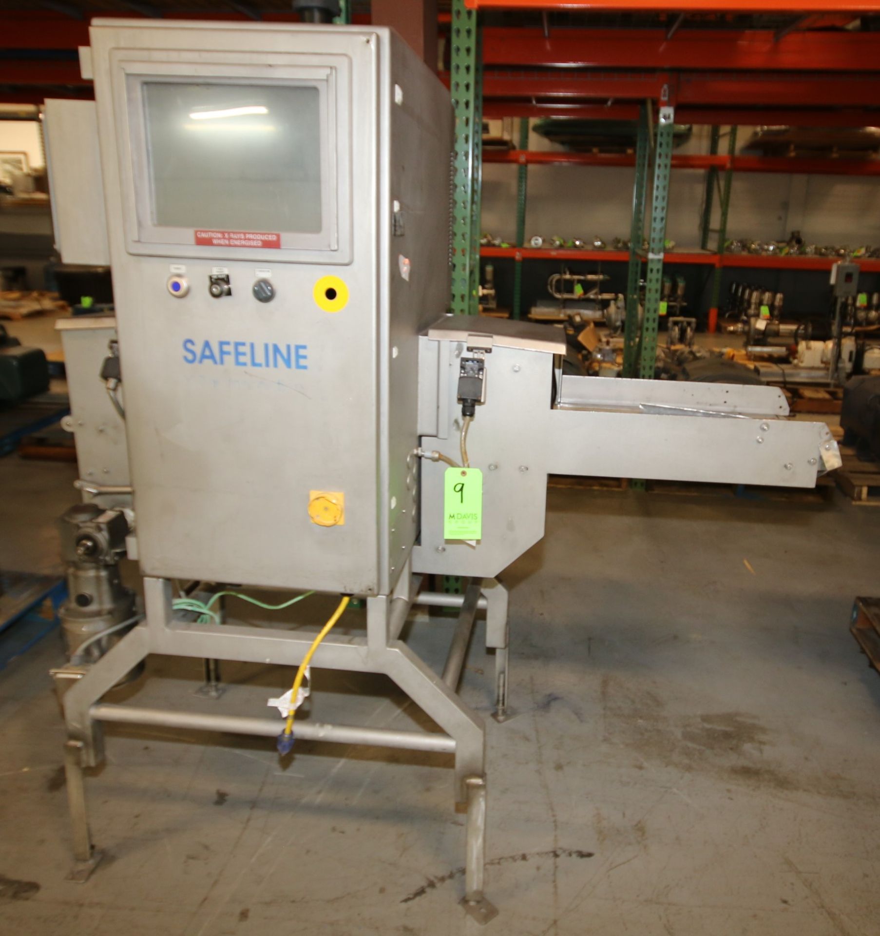 2006 Safeline In-Line S/S X-Ray System, Model T20, SN 0406T20V485, with 11 3/4" W Belt, 6" H Product