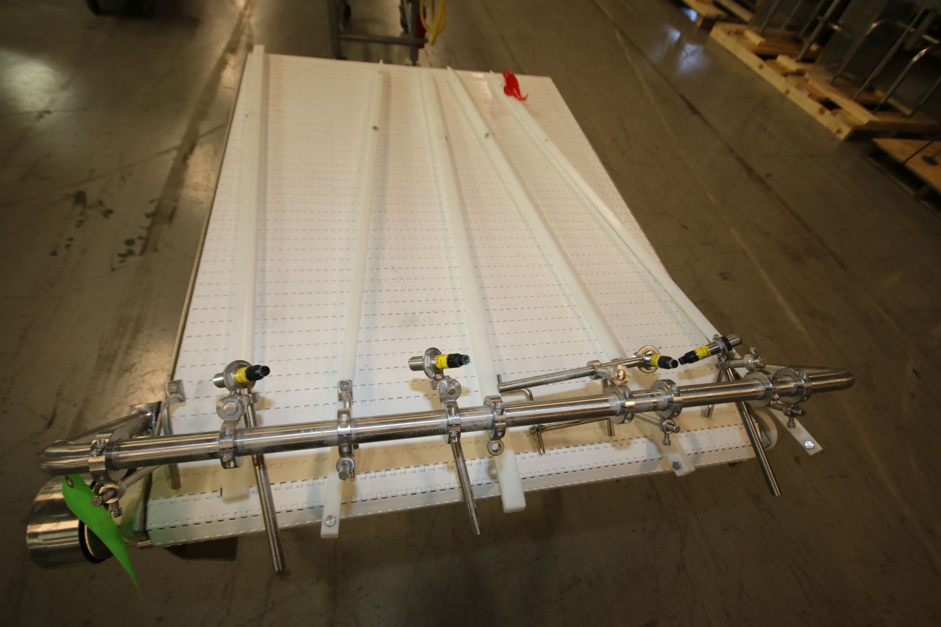 4 ft L x 34" L S/S Product Conveyor System, with 32" H S/S Frame, with 1 hp / 1760 rpm S/S Clad - Image 2 of 3