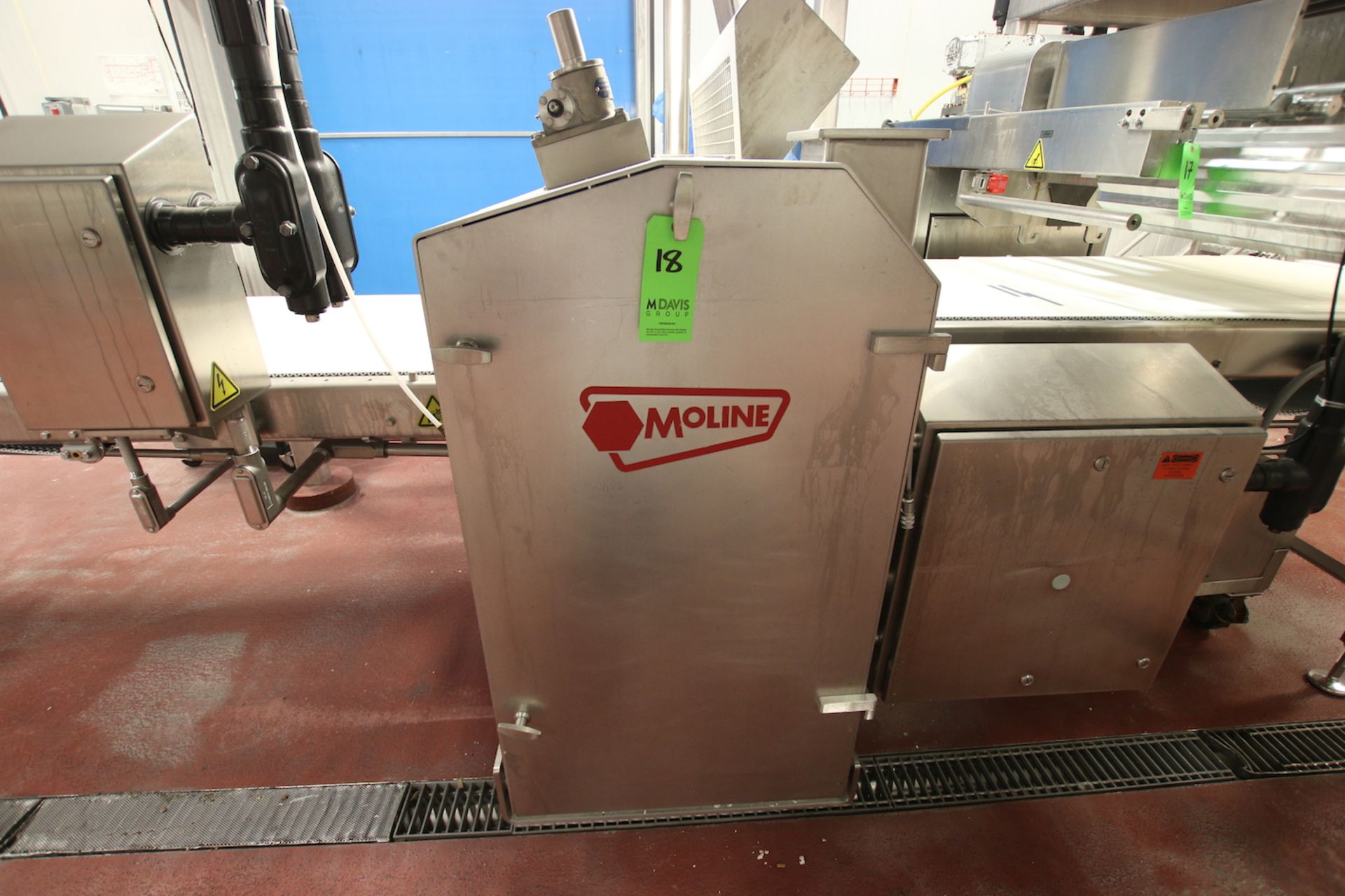 Moline 32" W 2 - Pin Vertical S/S Dough Sheeter, Model 10-32VR, SN 05-J 219172, with Adjustable - Image 18 of 19