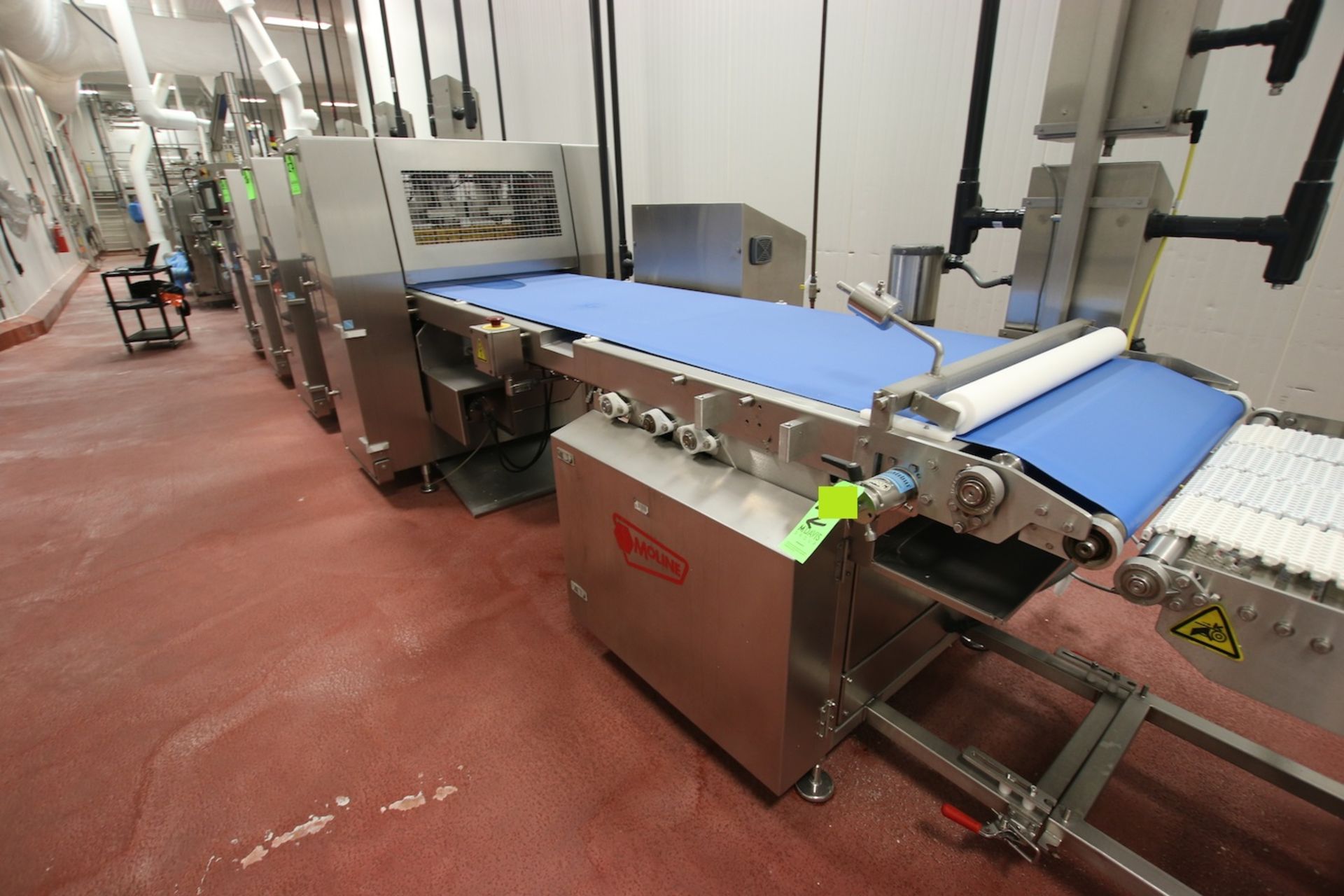 Moline 5 pcs @ 30 ft 9" S/S Dough Stamp / Guillotine In - Feed & Out-Feed S/S Conveyor System with - Image 12 of 13