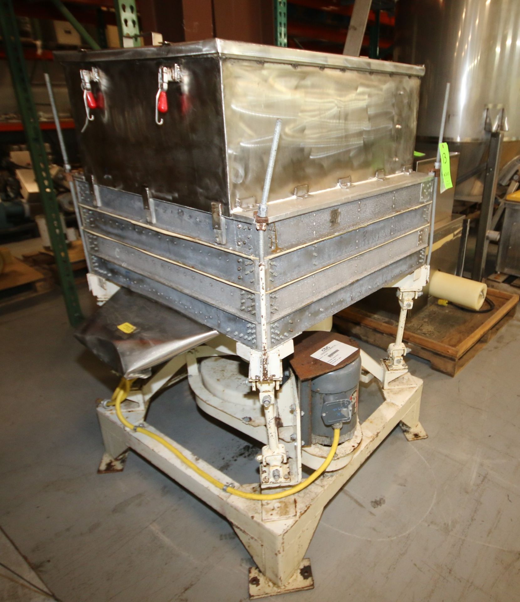 Ferrell - Ross 36" x 28" Gyratory Screen / Retangular Sifter, Size CS1, SN 4830, with 2 Section - Image 3 of 6
