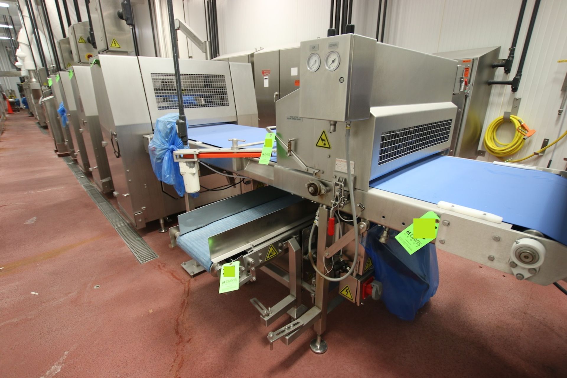 Moline 5 pcs @ 30 ft 9" S/S Dough Stamp / Guillotine In - Feed & Out-Feed S/S Conveyor System with - Image 8 of 13