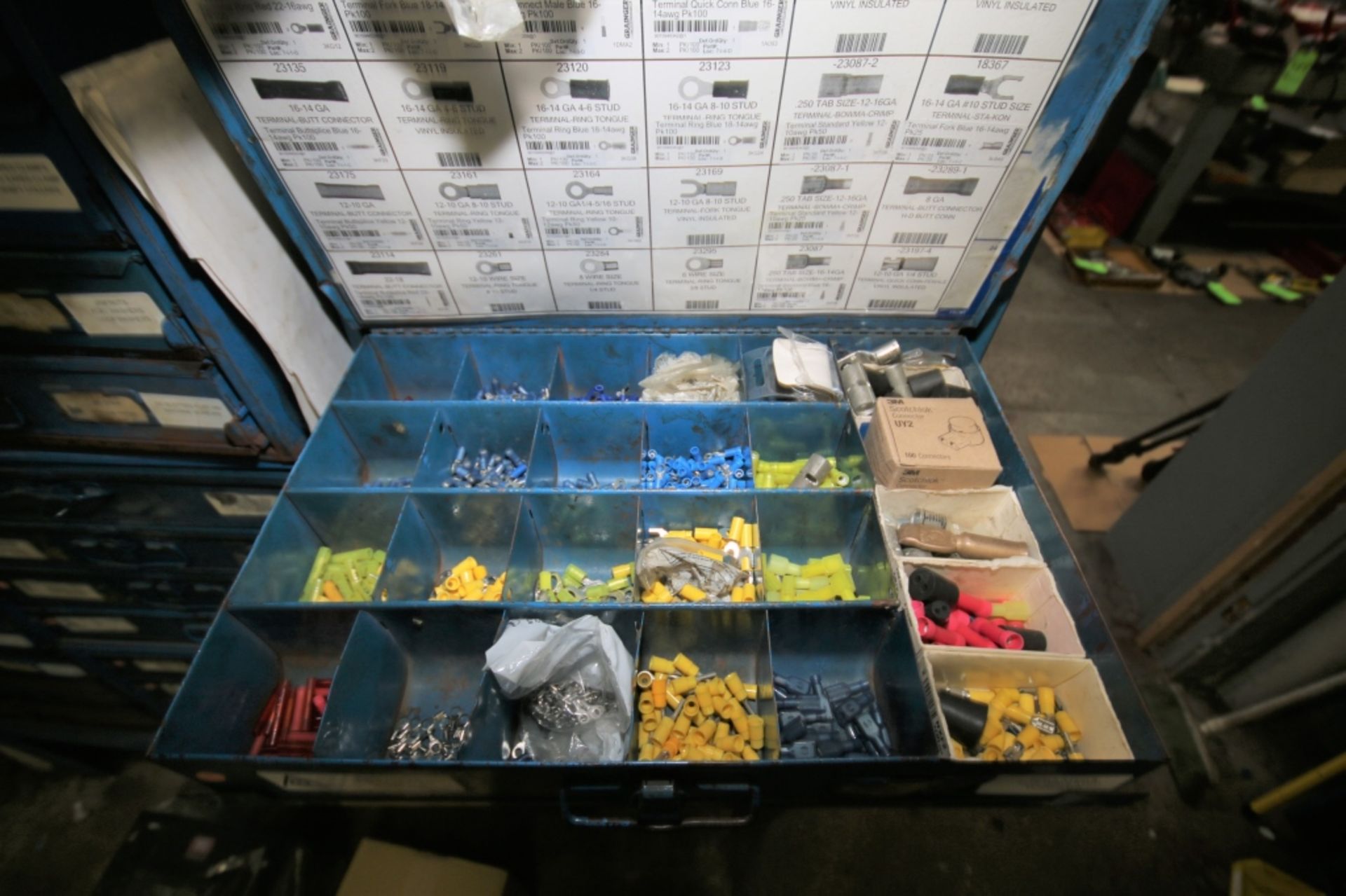 3 Rows of Parts Drawers with Contents: Includes (7) Drawers of S/S Fasteners, Cotter Pins and - Bild 7 aus 8