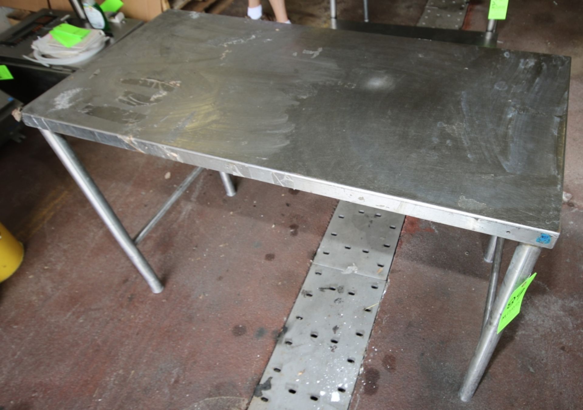 S/S Table- 48" Long x 24" Wide x 32" High