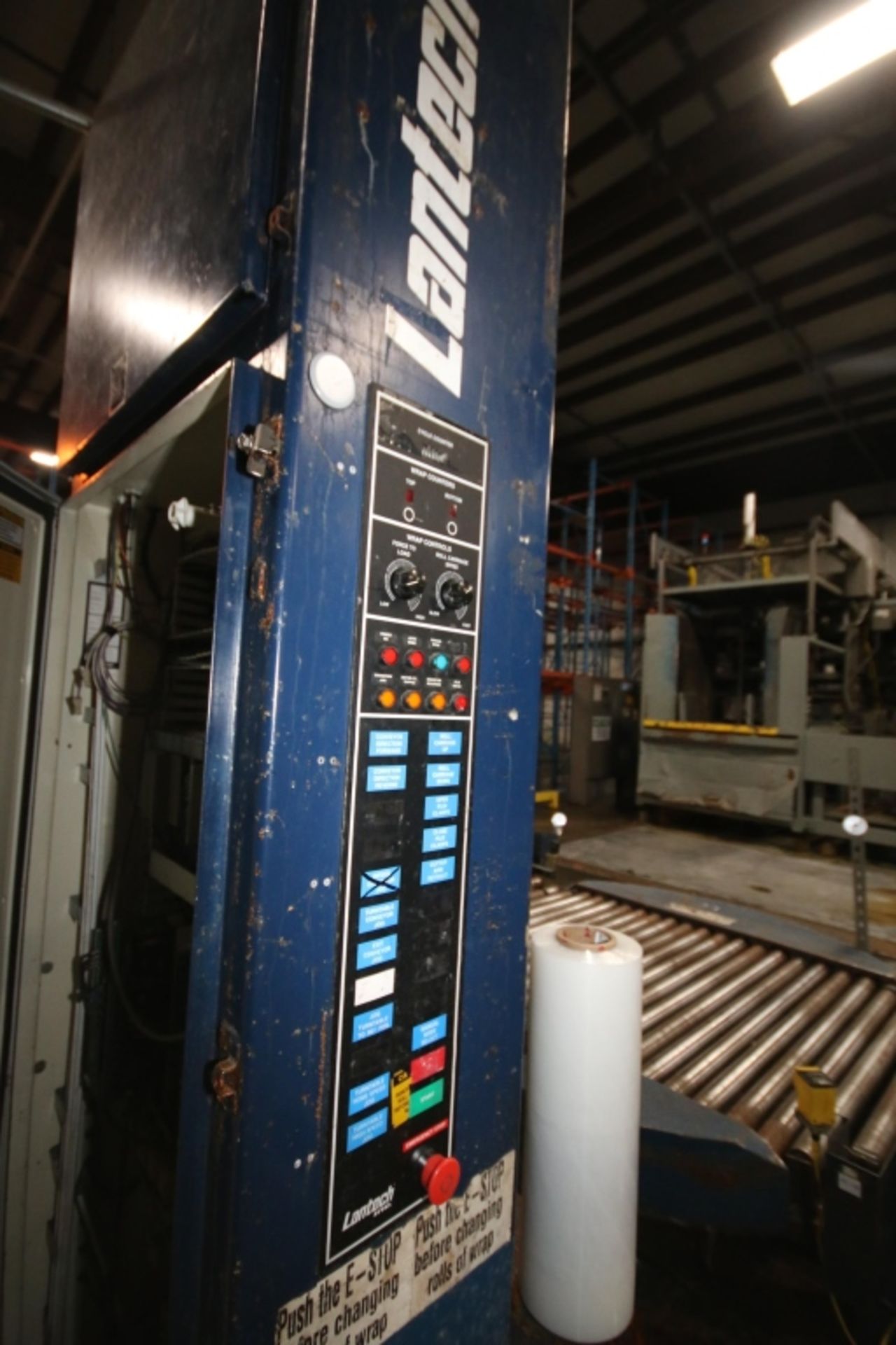 Lantech Model EH1 Automatic Pallet Stretch Wrap Machine: Includes 6'6" Diameter Rotary Turn Table - Image 4 of 5