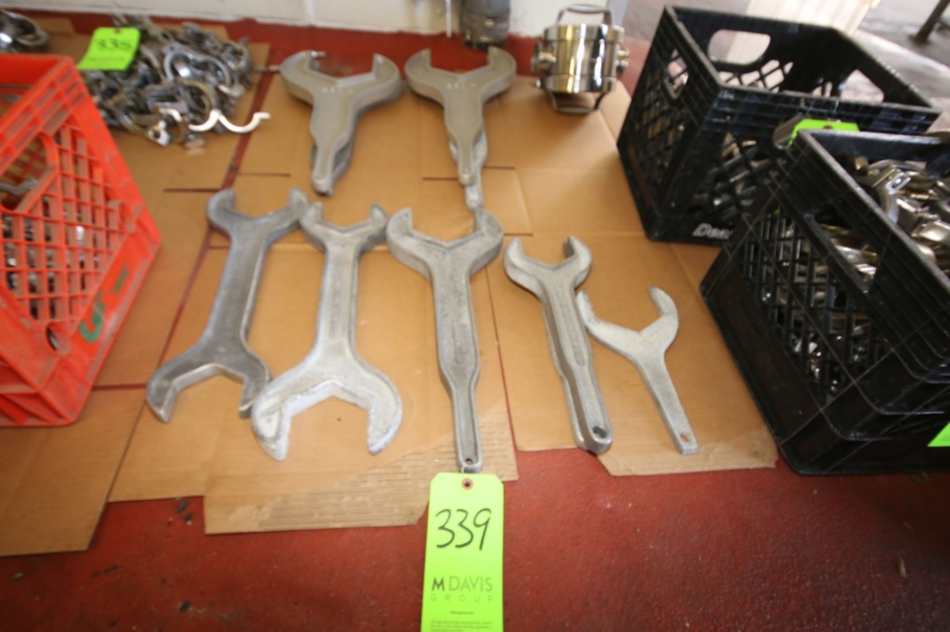 Aluminum Line Wrenches; (4) 4", (2) 2.5 x 2", (2) 3", (4) 2"