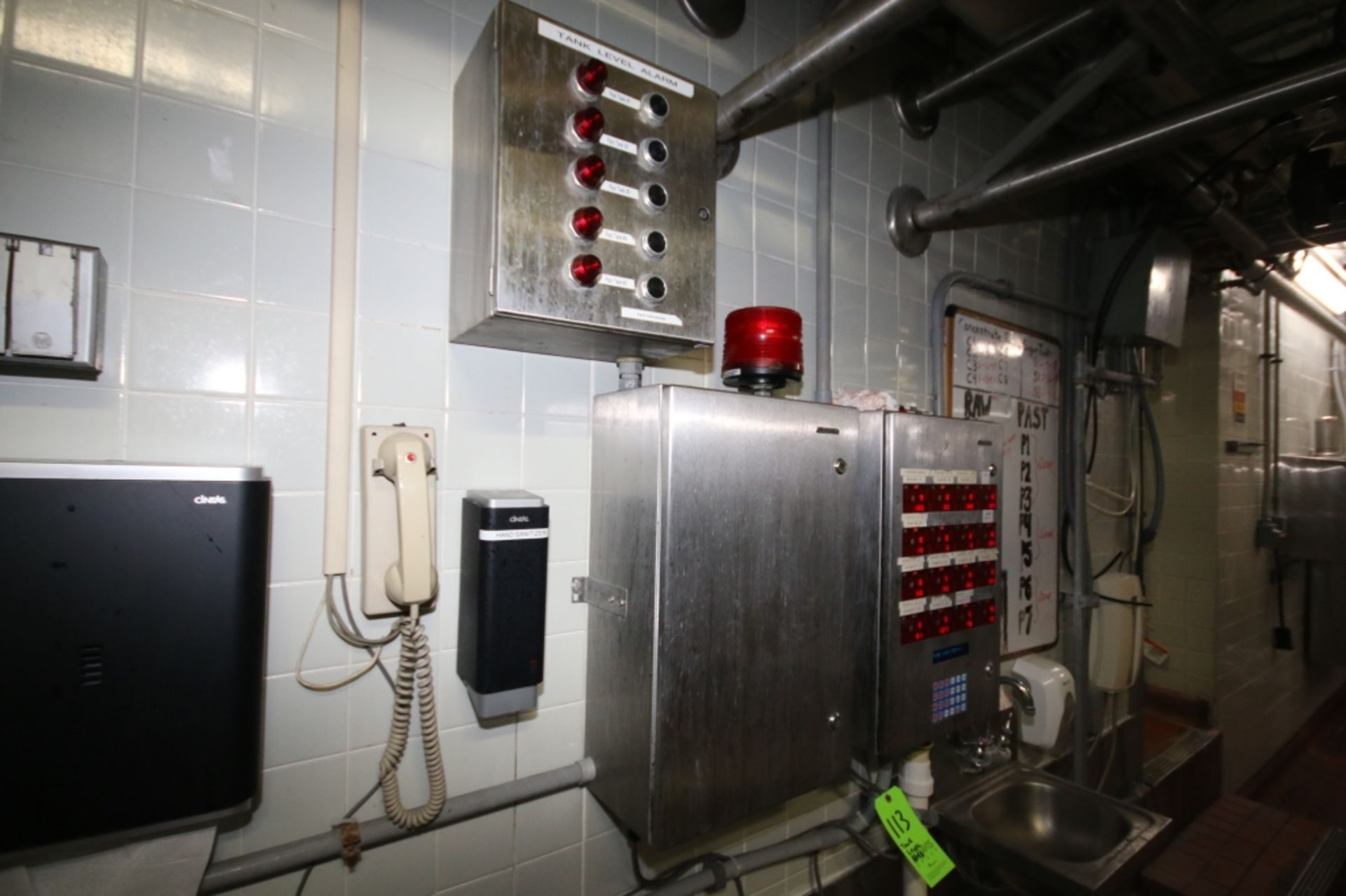 Tank Level System with (4) S/S Cabinets; Includes Anderson and Sani-Matic Digital Displays - Image 2 of 3