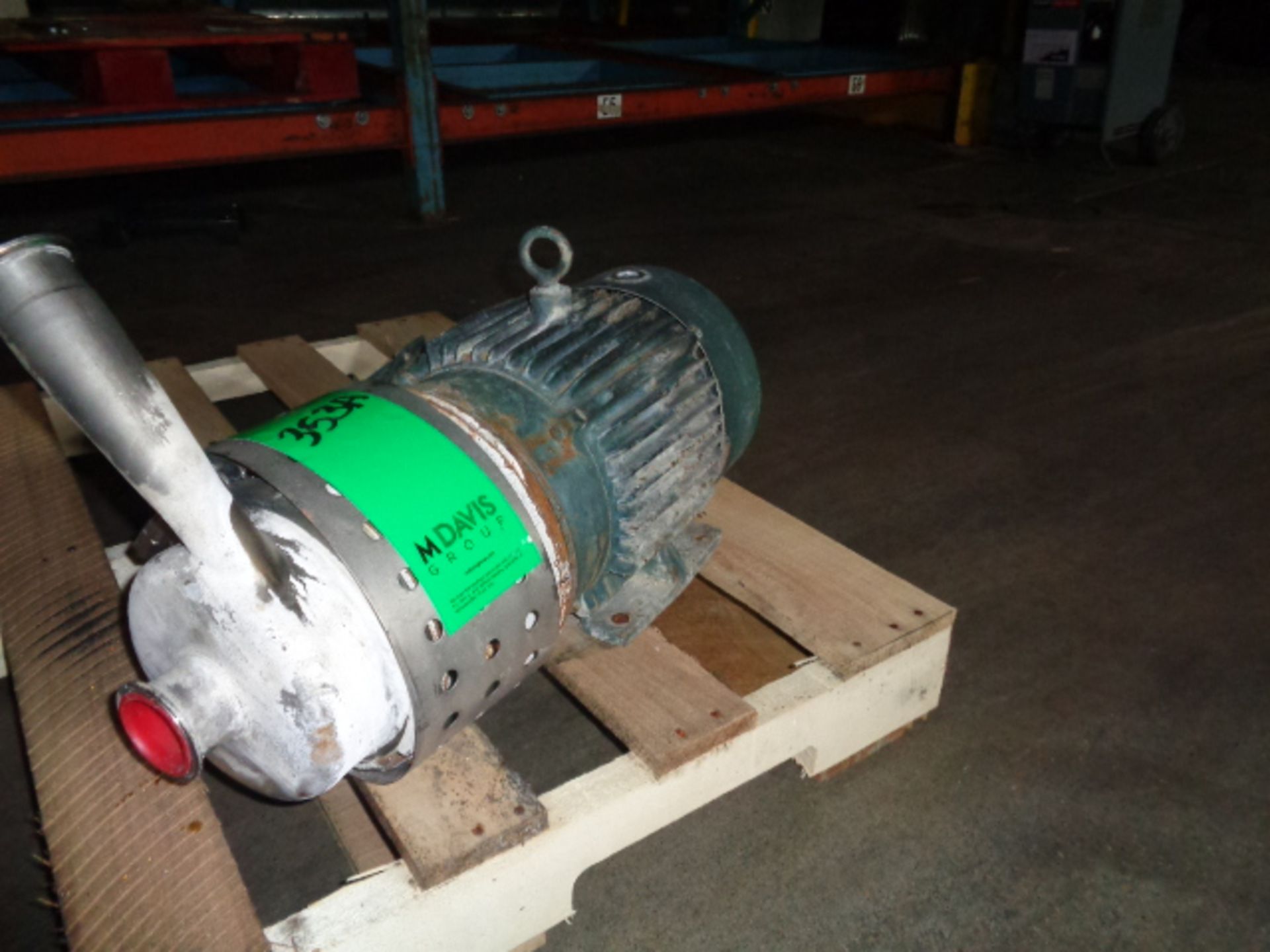 APV S/S Centrifugal Pump w/ painted motor: 5 HP 3500 RPM