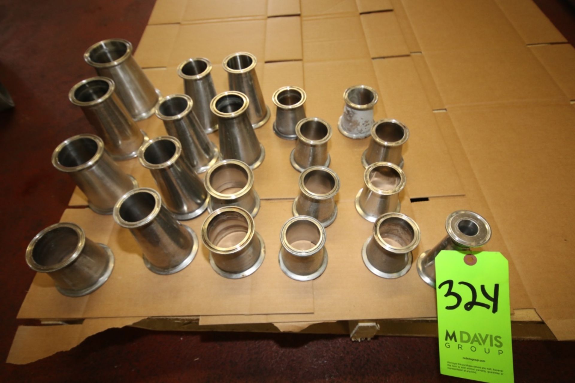 S/S Tri Clamp Reducers; 4" to 1.5" Sizes